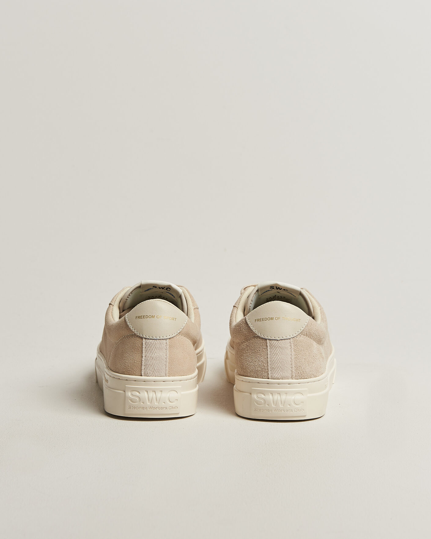Mies | Tennarit | Stepney Workers Club | Dellow 02 Cupsole Suede Sneaker Oat