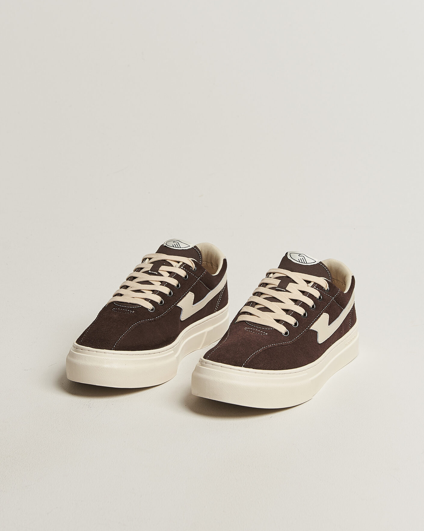 Mies | Tennarit | Stepney Workers Club | Dellow S-Strike Cupsole Suede Sneaker Dark Brown