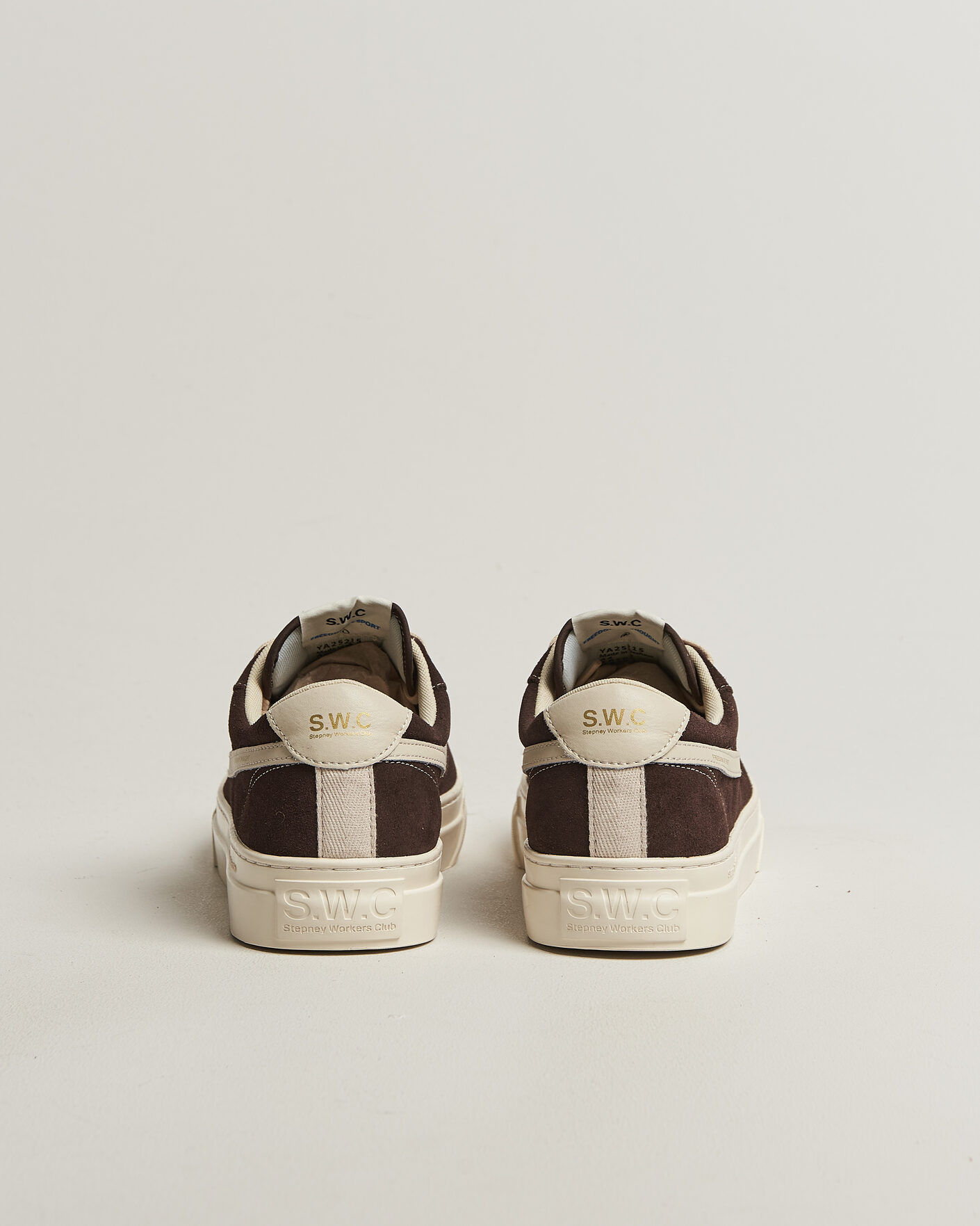 Mies | Tennarit | Stepney Workers Club | Dellow S-Strike Cupsole Suede Sneaker Dark Brown