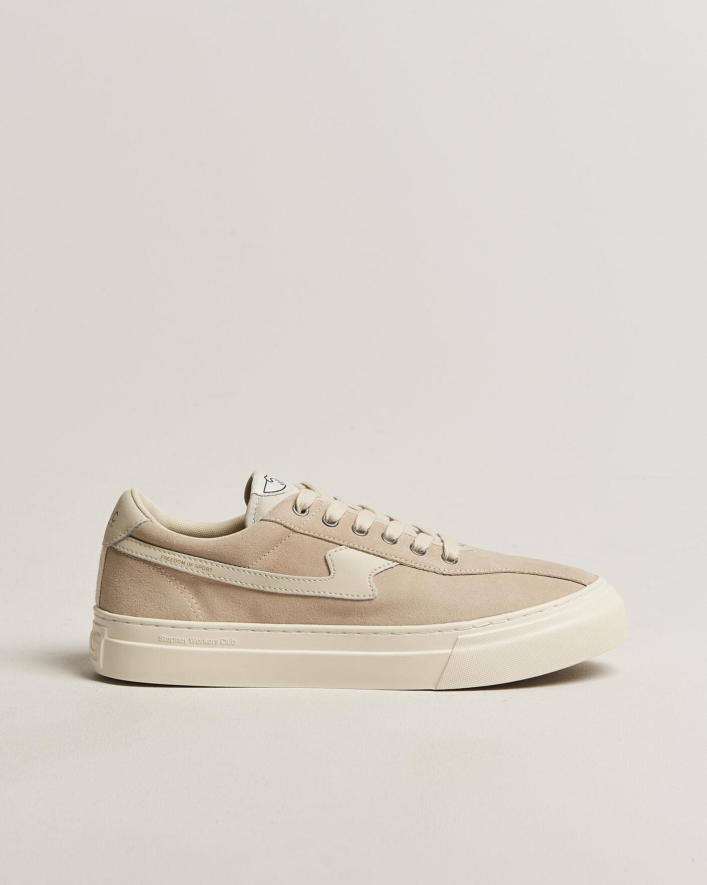 Mies | Tennarit | Stepney Workers Club | Dellow S-Strike Cupsole Suede Sneaker Oat