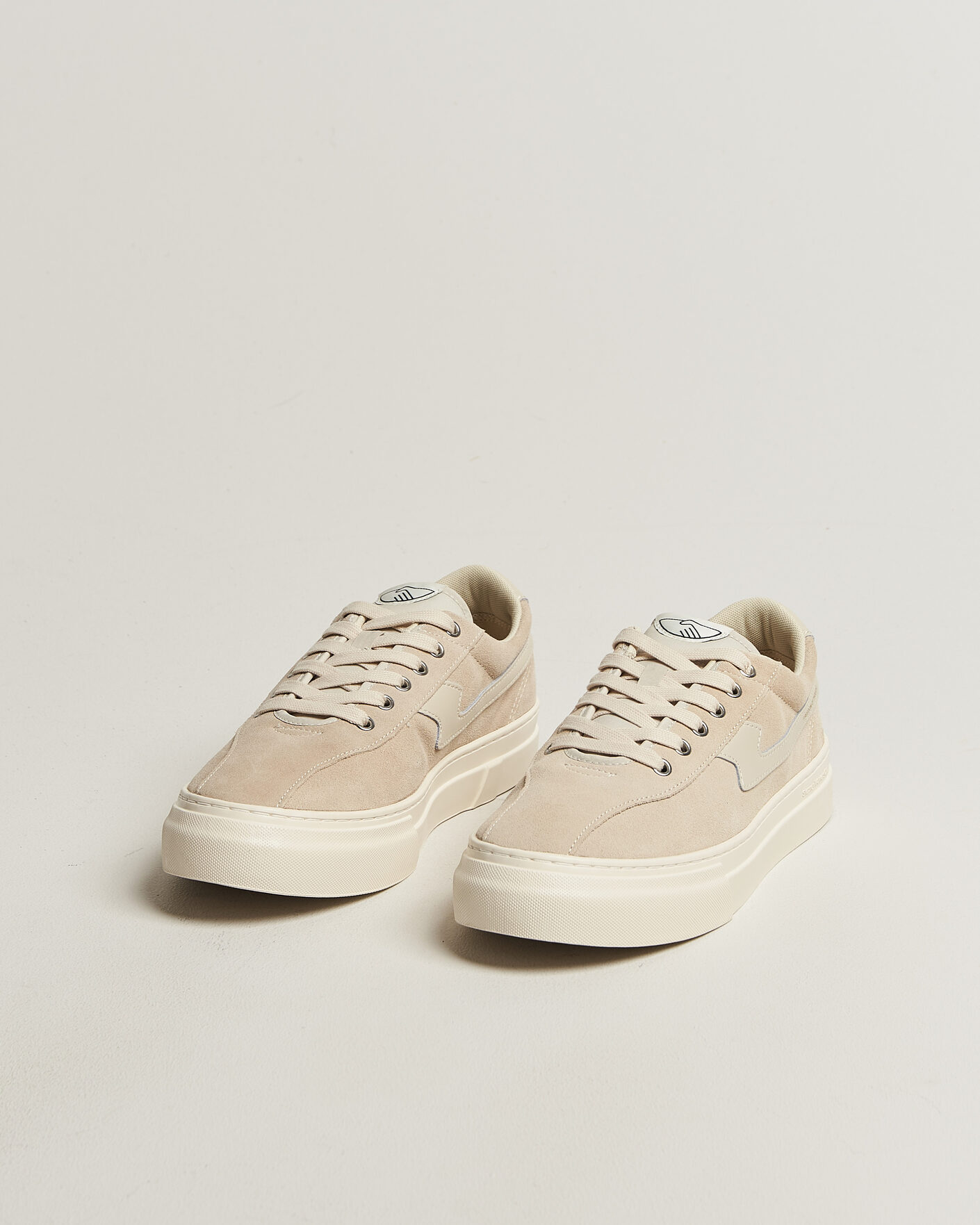 Mies | Tennarit | Stepney Workers Club | Dellow S-Strike Cupsole Suede Sneaker Oat