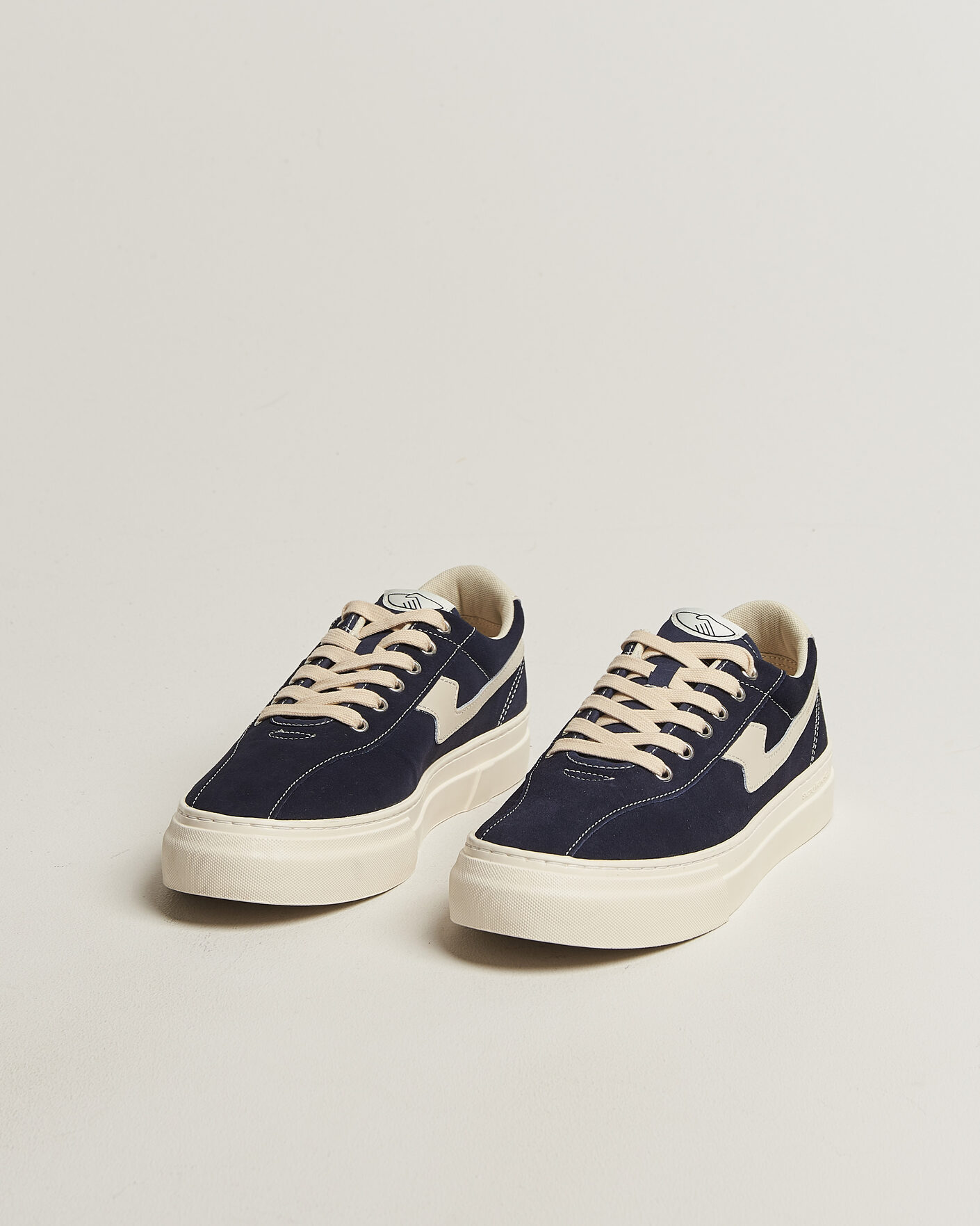 Mies | Tennarit | Stepney Workers Club | Dellow S-Strike Cupsole Suede Sneaker Navy