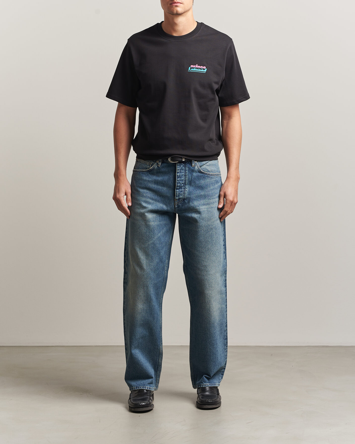 Mies | T-paidat | LES DEUX | Prince P T-Shirt Black