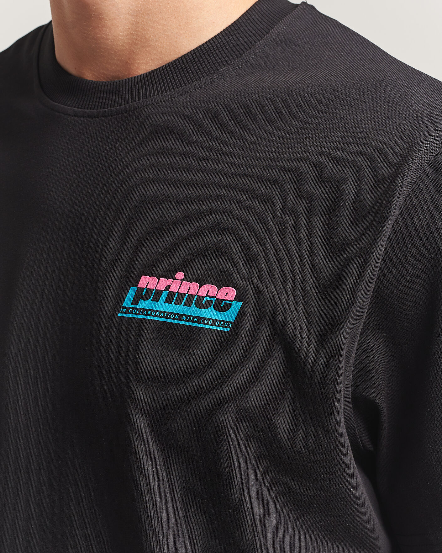 Mies | T-paidat | LES DEUX | Prince P T-Shirt Black