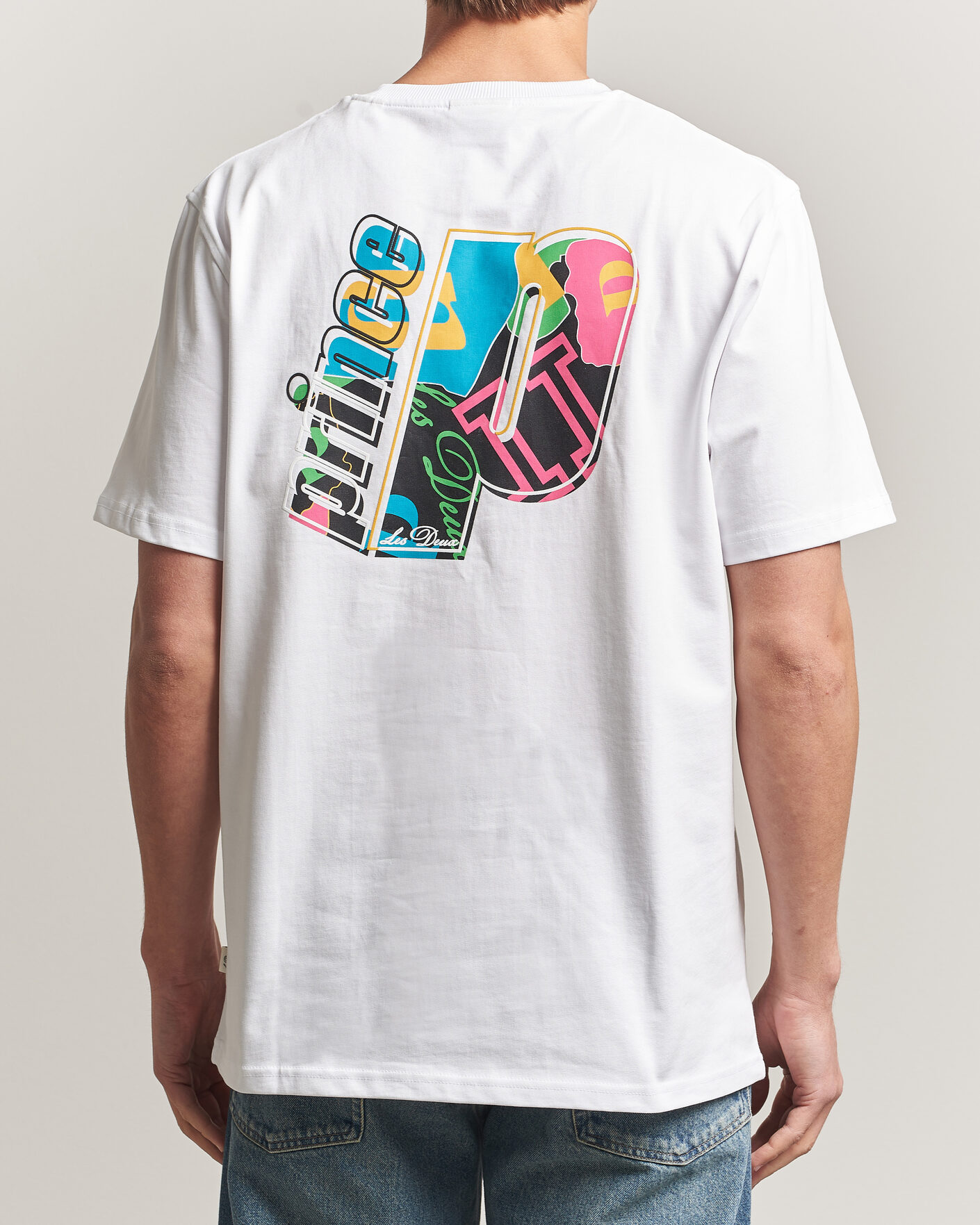 Mies | T-paidat | LES DEUX | Prince P T-Shirt White