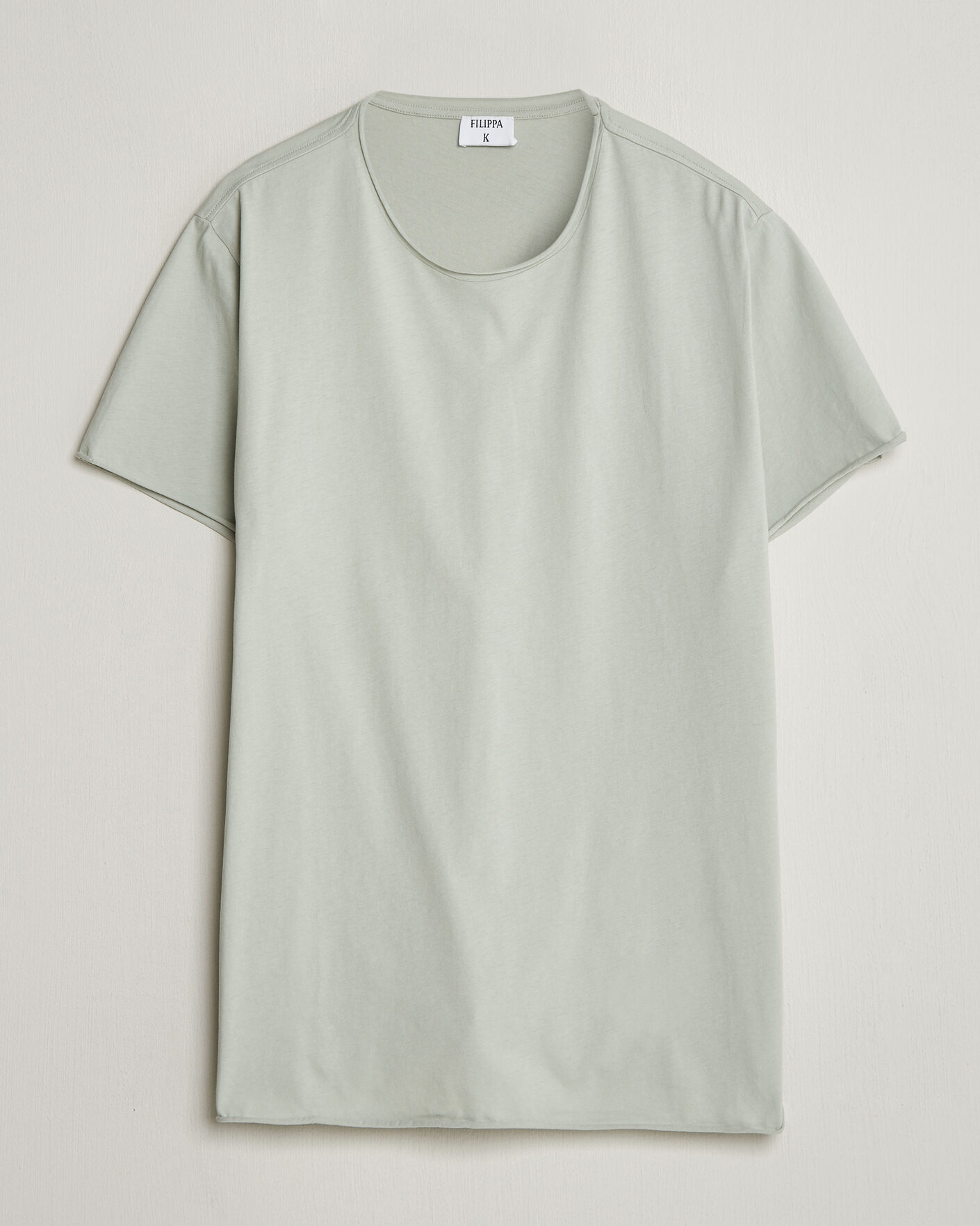 Mies | T-paidat | Filippa K | Roll Neck Crew Neck T-Shirt Silver Grey