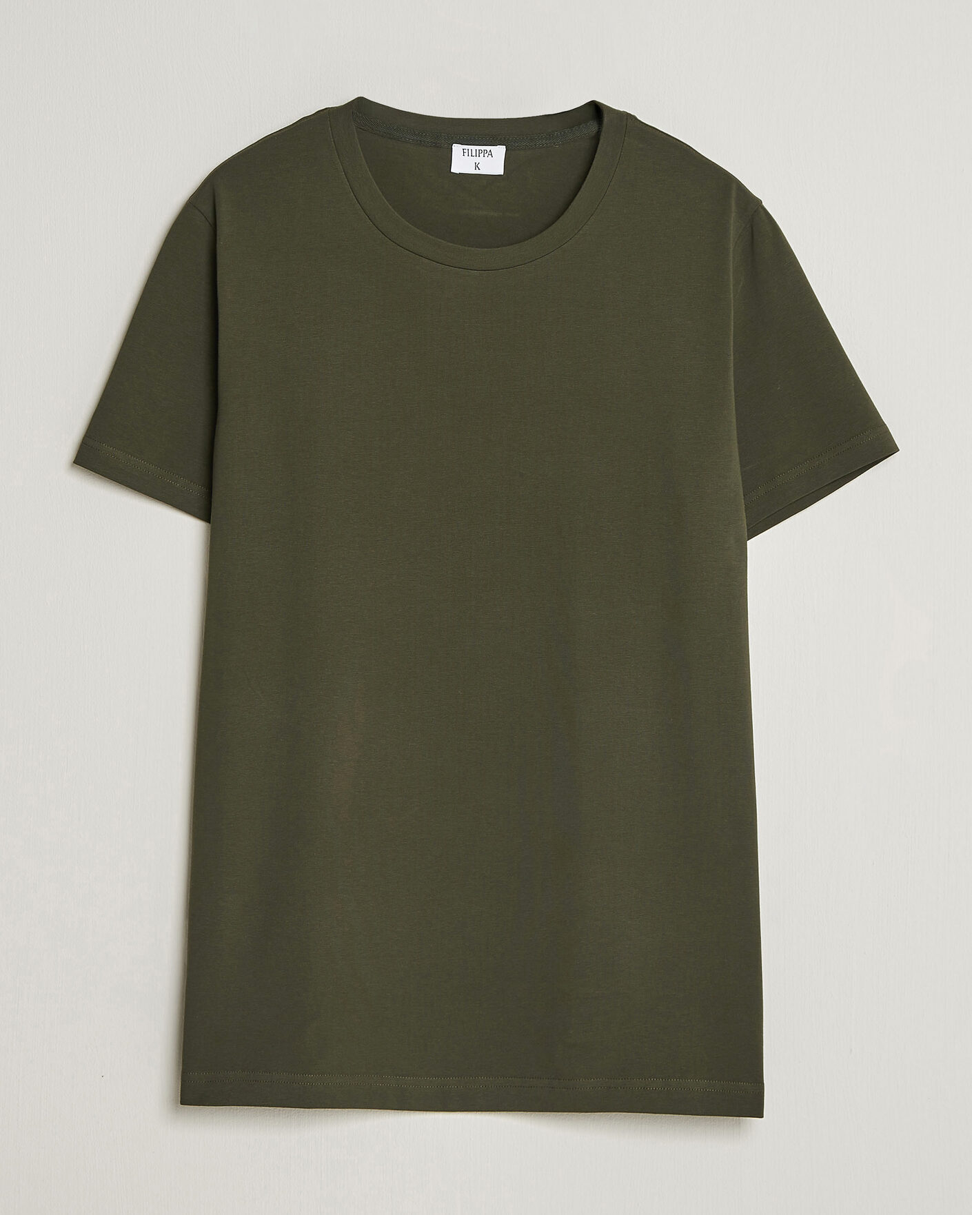 Mies | T-paidat | Filippa K | Soft Lycra T-Shirt Midnight Olive