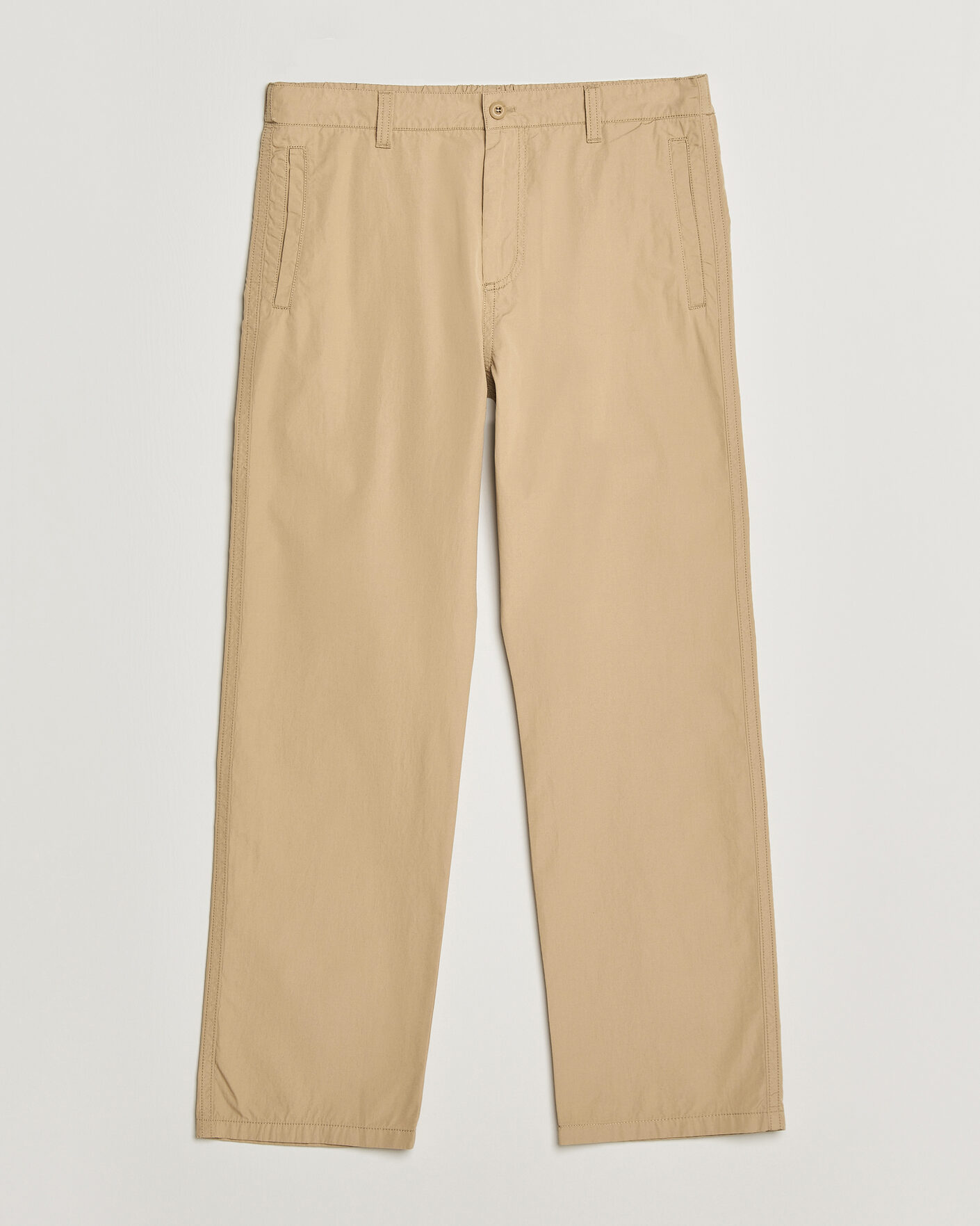 Mies | Housut | Filippa K | Flynn Washed Cotton Drawstring Trousers Canvas Beige