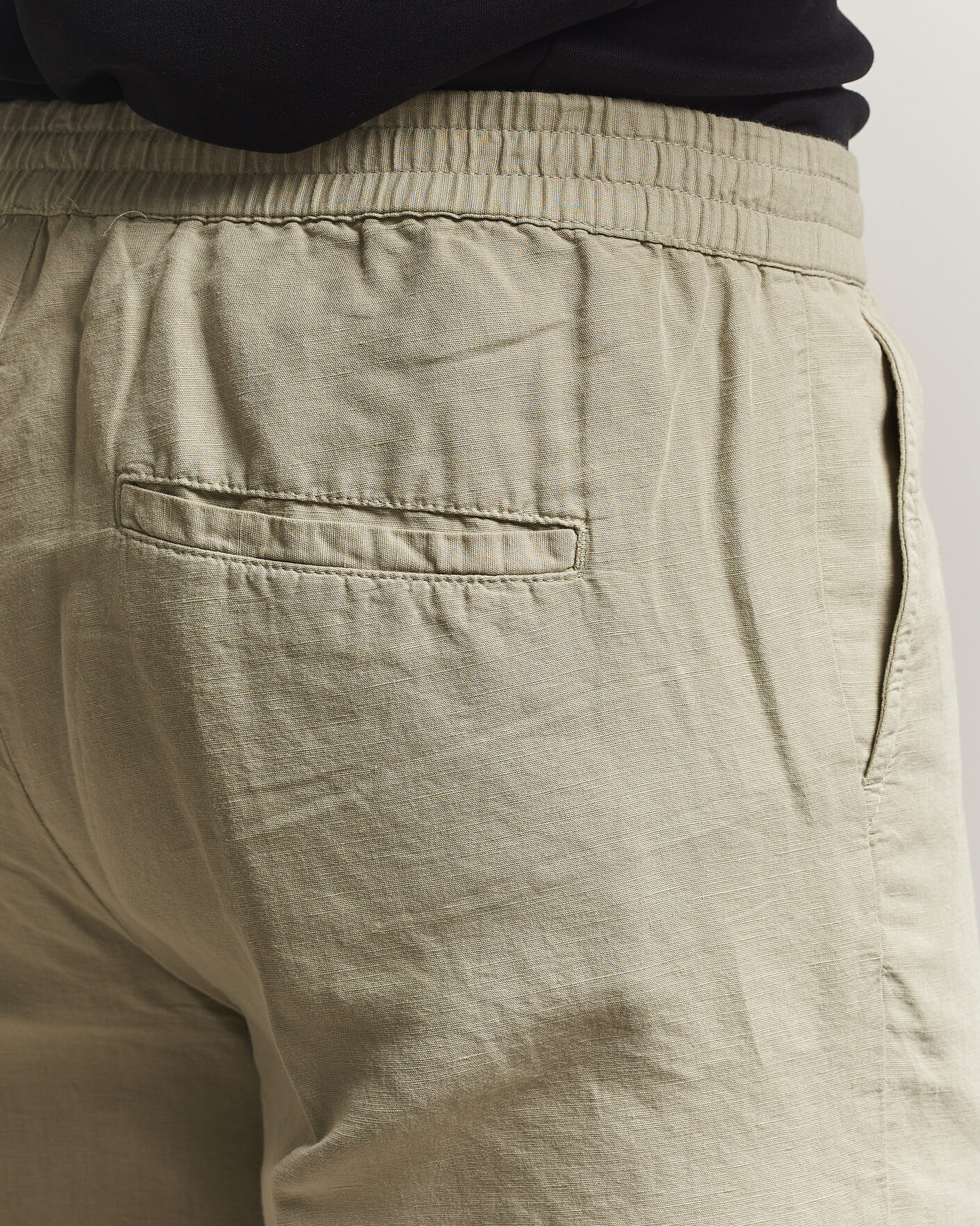 Mies | Shortsit | Filippa K | Theo Relaxed Linen/Cotton Drawstring Shorts Light Green