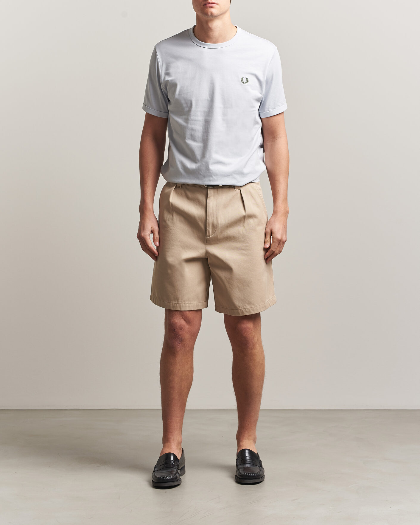 Mies | T-paidat | Fred Perry | Ringer T-Shirt Dusky Blue