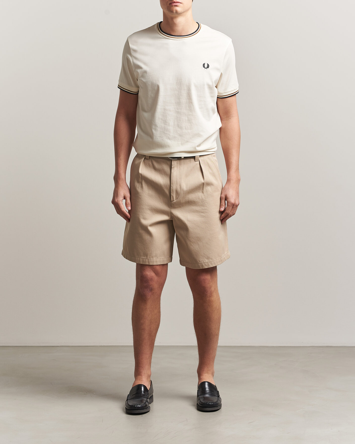 Mies | T-paidat | Fred Perry | Twin Tipped T-Shirt Ecru