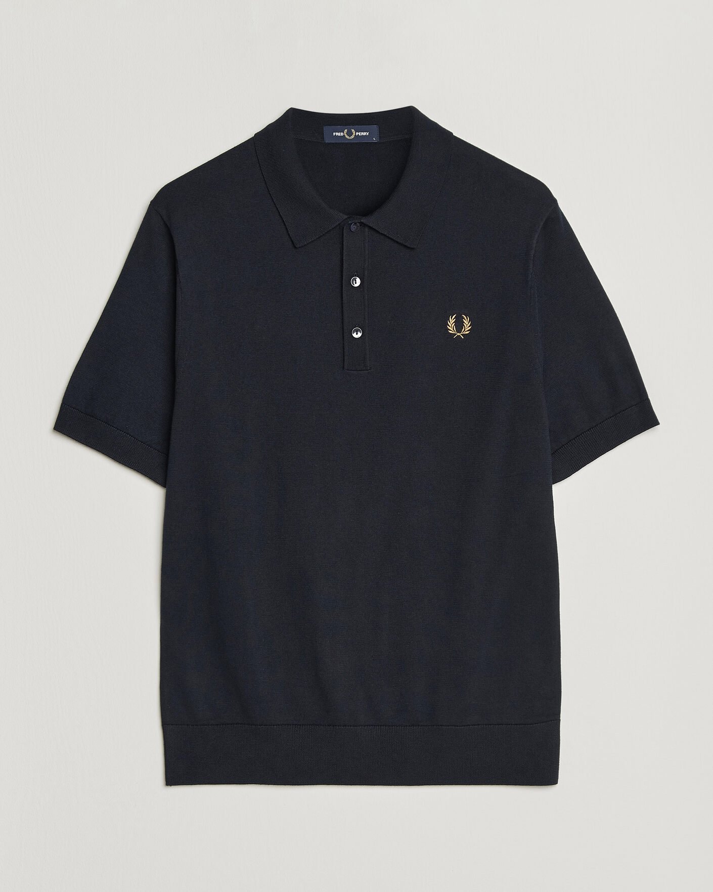 Mies | Pikeet | Fred Perry | Cotton Knitted Polo Navy