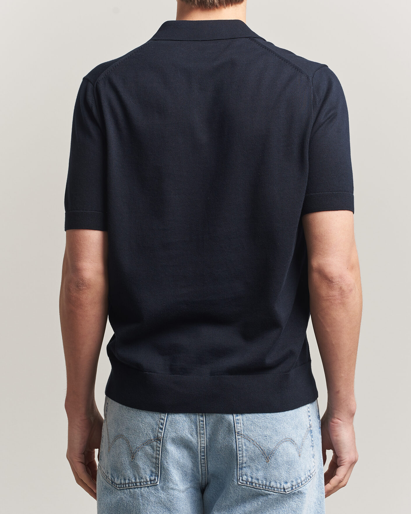 Mies | Pikeet | Fred Perry | Cotton Knitted Polo Navy