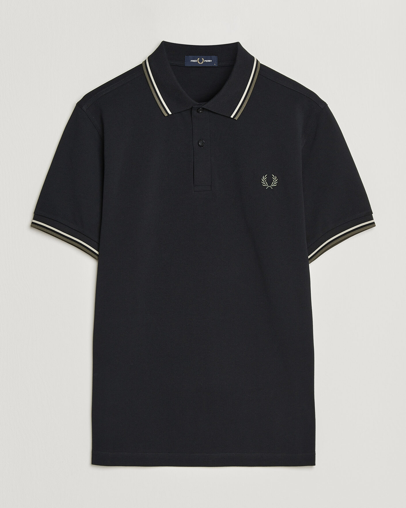 Mies | Pikeet | Fred Perry | Twin Tipped Polo Shirt Black