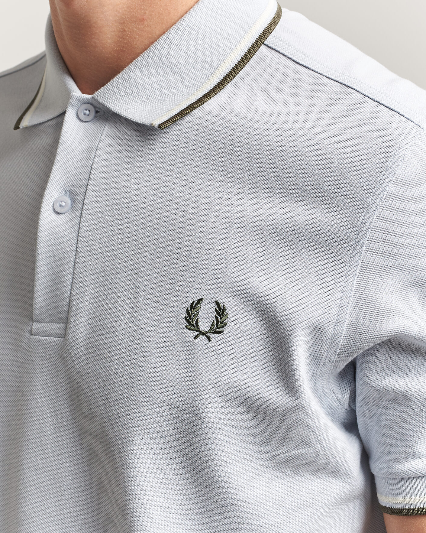 Mies | Pikeet | Fred Perry | Twin Tipped Polo Shirt Dusky Blue