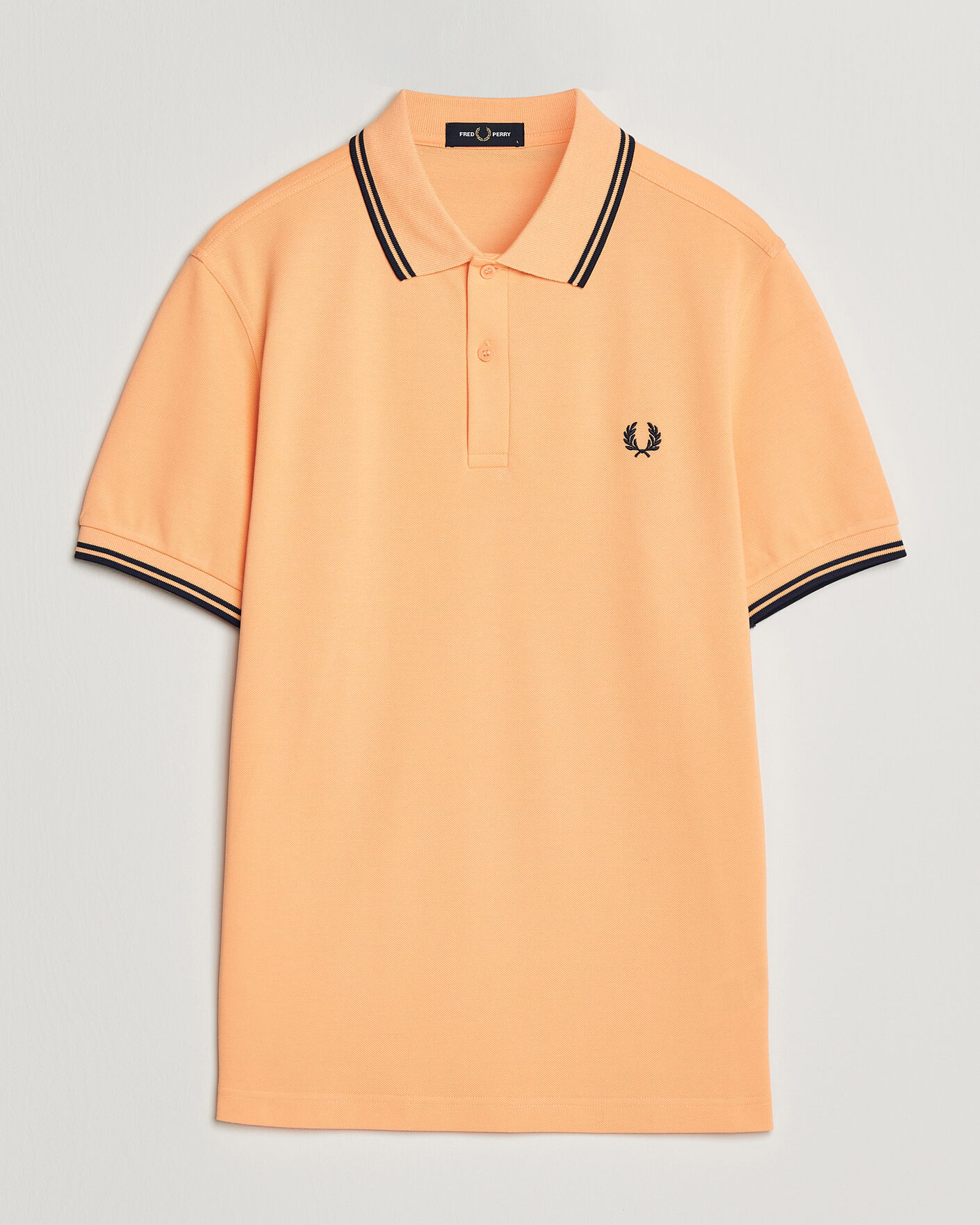 Mies | Pikeet | Fred Perry | Twin Tipped Polo Shirt Peach