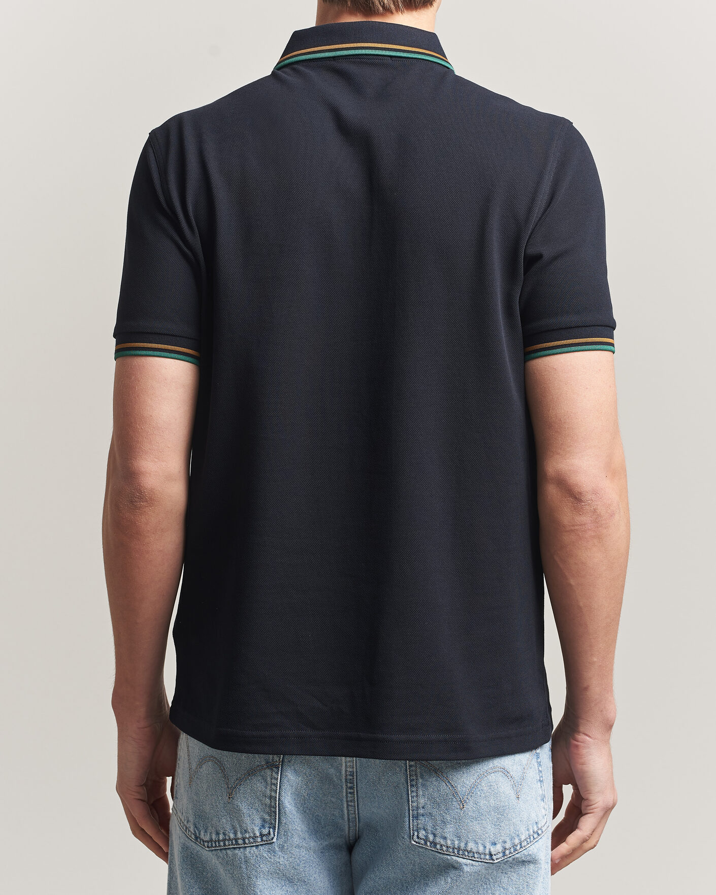 Mies | Pikeet | Fred Perry | Twin Tipped Polo Shirt Navy