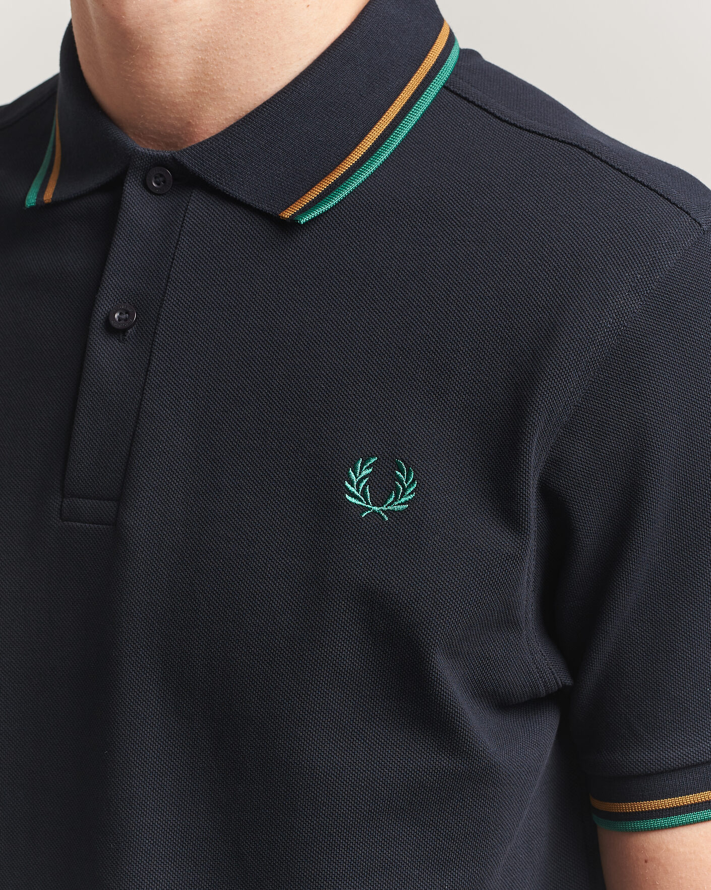 Mies | Pikeet | Fred Perry | Twin Tipped Polo Shirt Navy