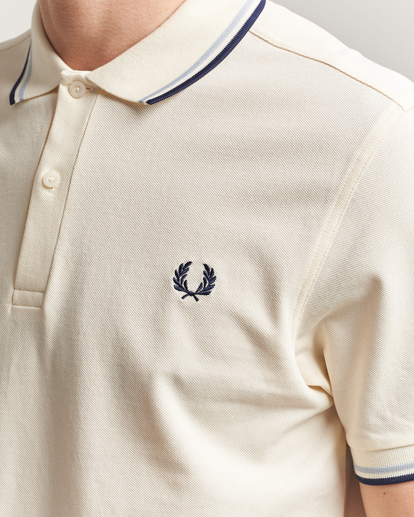 Mies | Pikeet | Fred Perry | Twin Tipped Polo Shirt Ecru