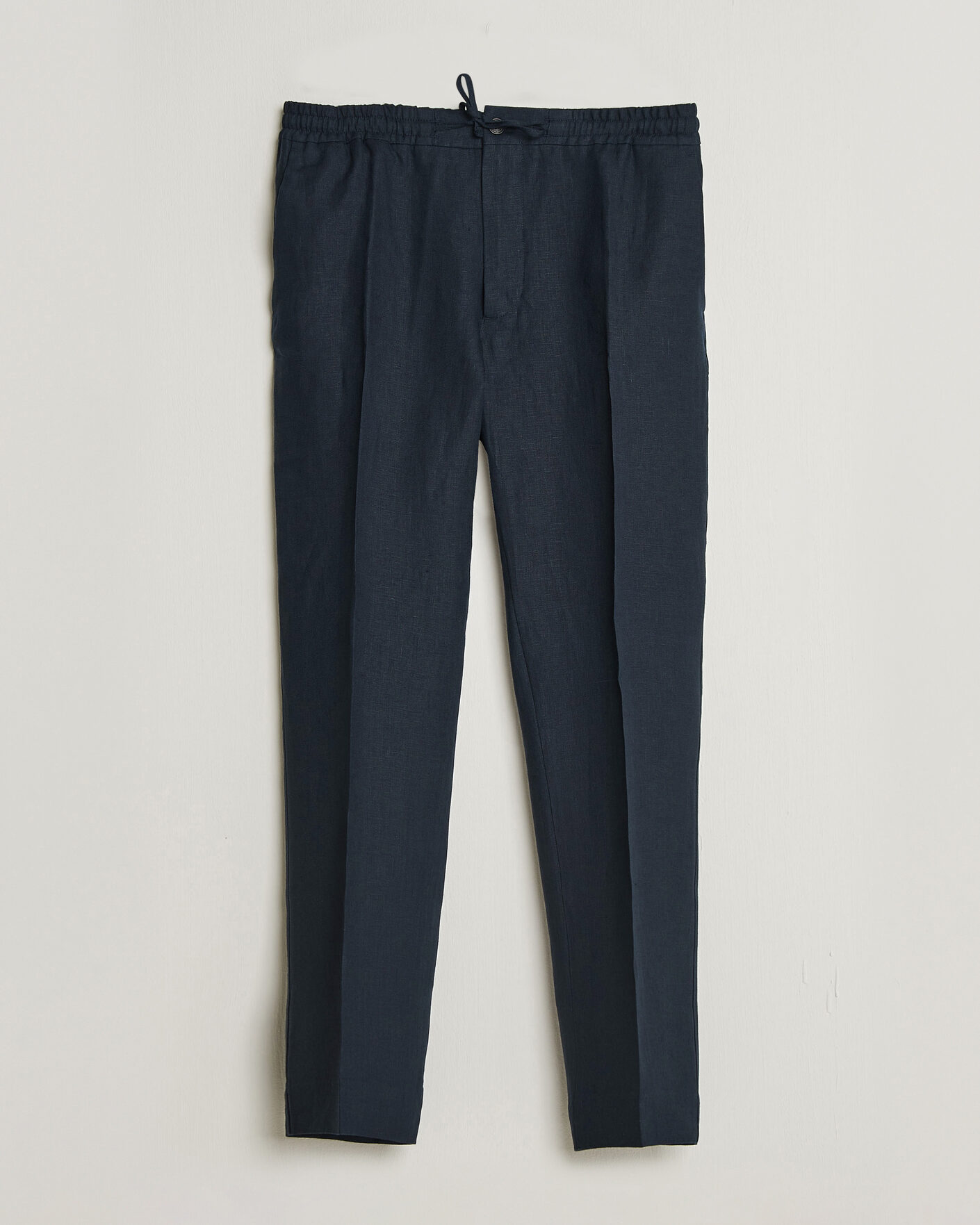 Mies | Housut | J.Lindeberg | Soren Drape Linen Pants Navy