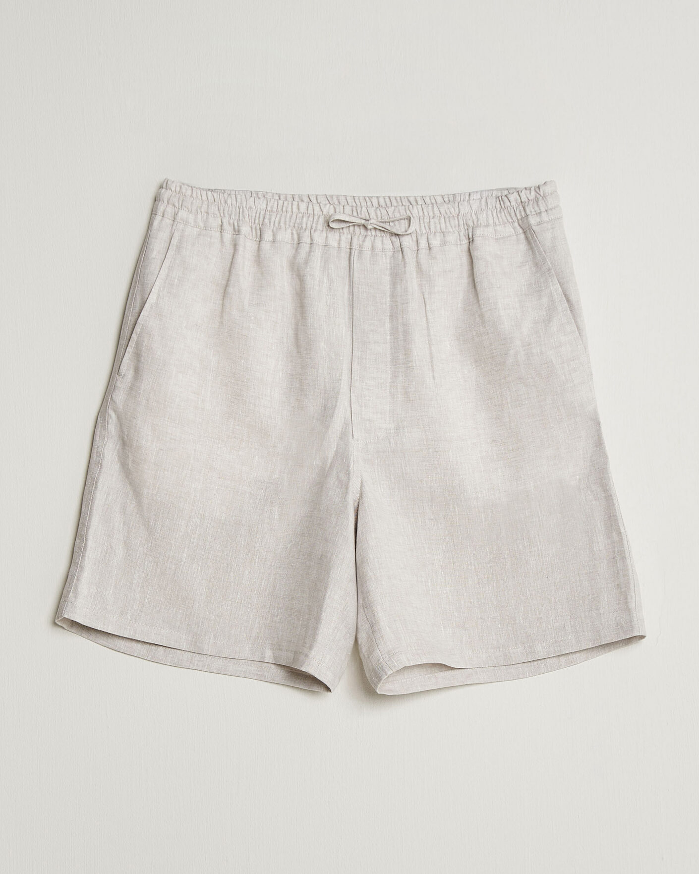 Mies | Shortsit | J.Lindeberg | Joff Linen Drawstring Shorts Moonbeam