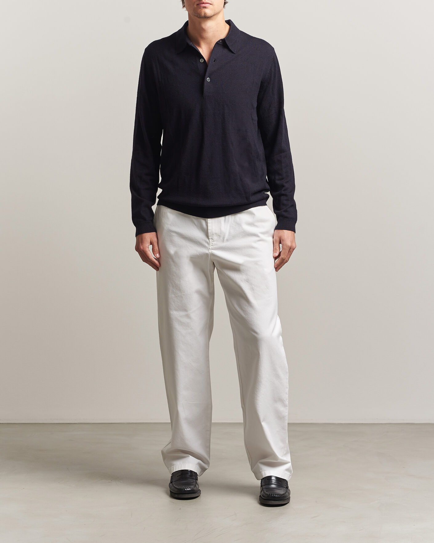 Mies | Housut | J.Lindeberg | Devyn Cotton Twill Pants White