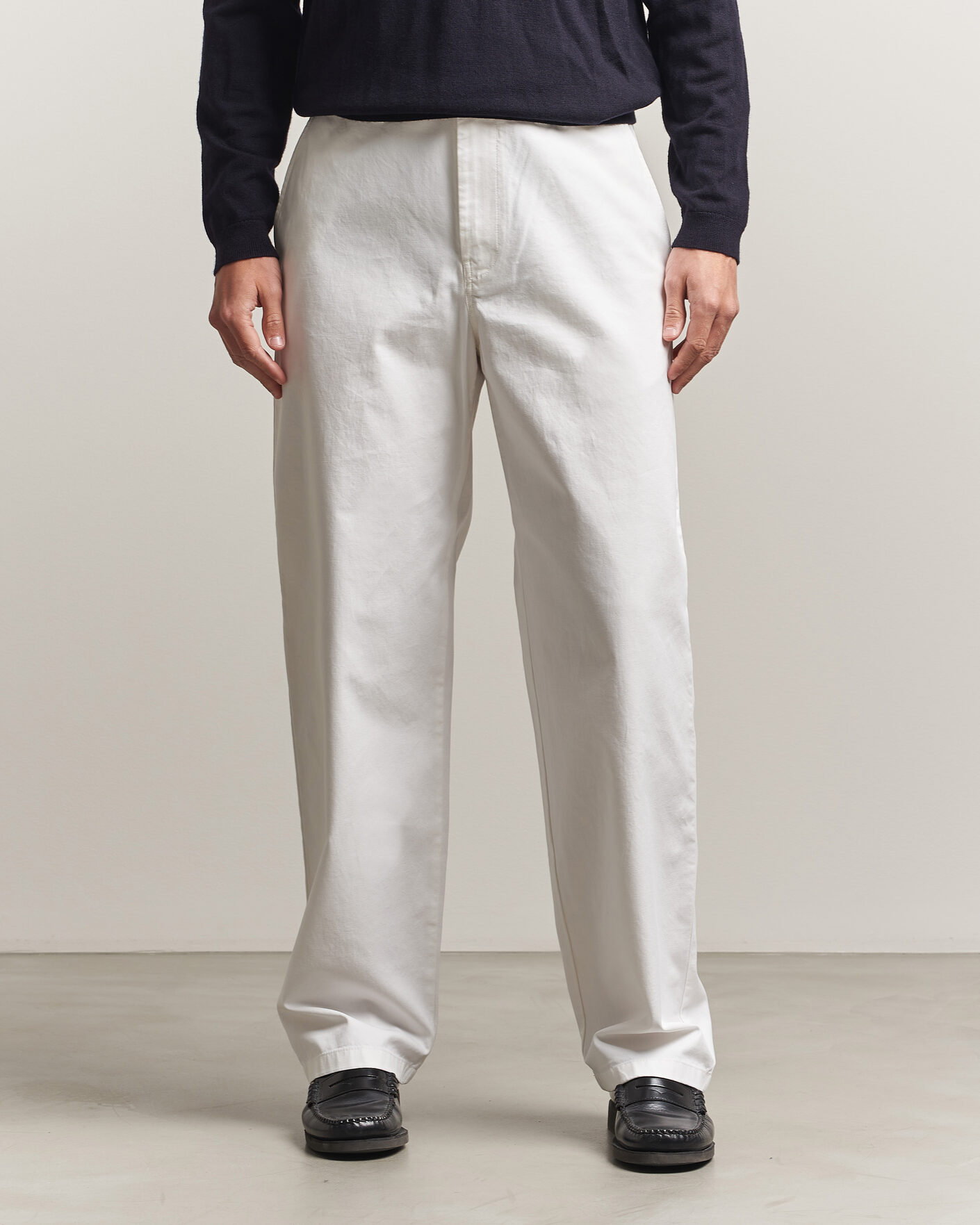 Mies | Housut | J.Lindeberg | Devyn Cotton Twill Pants White