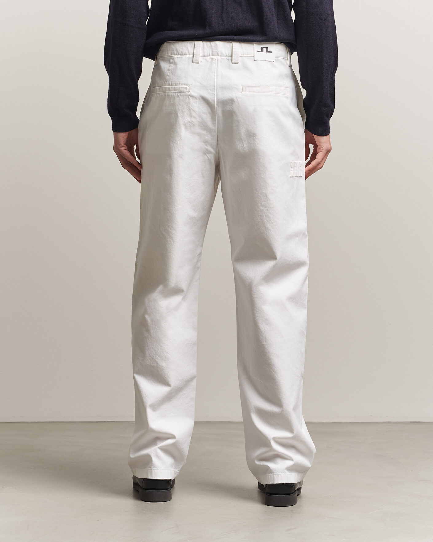 Mies | Housut | J.Lindeberg | Devyn Cotton Twill Pants White
