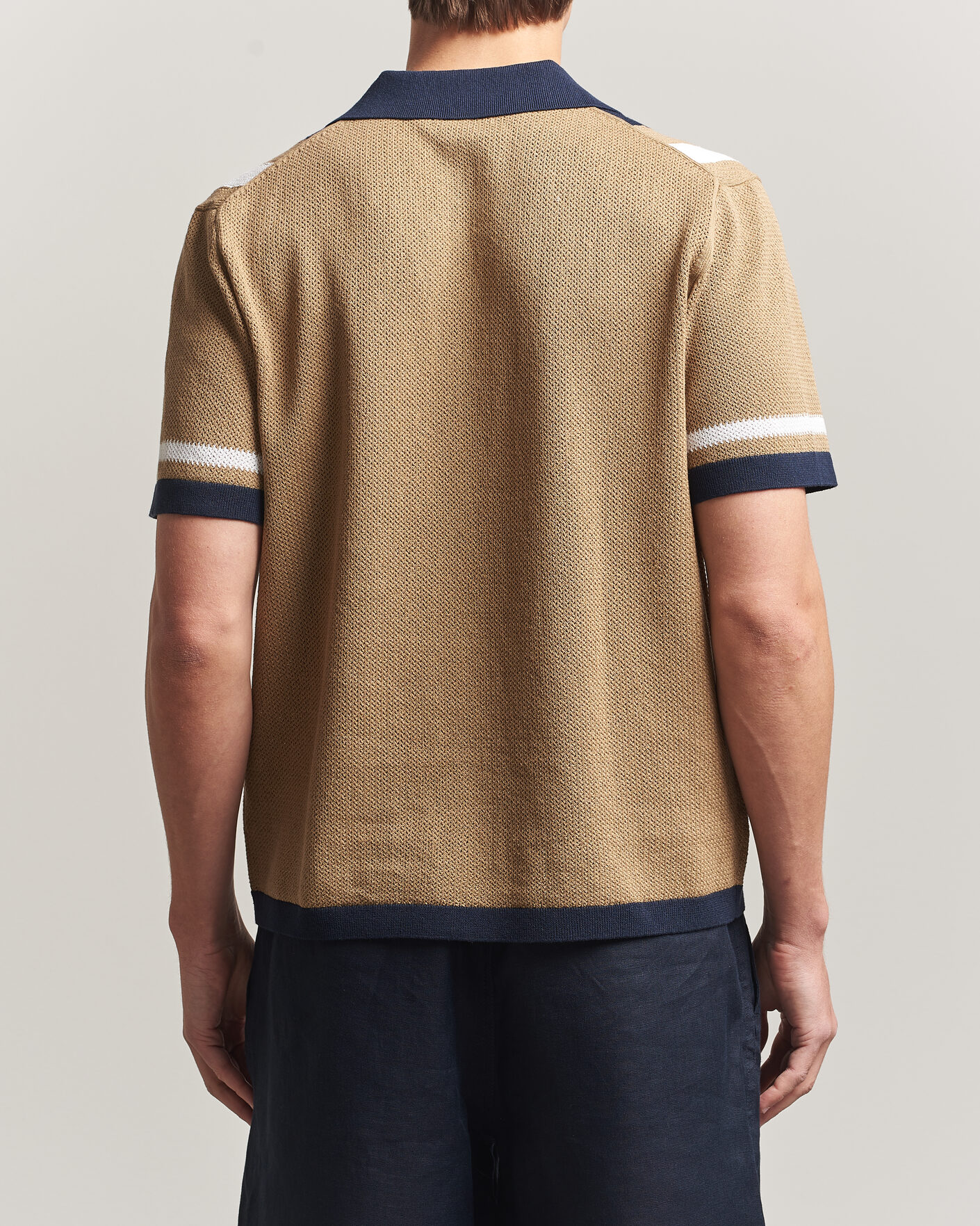Mies | Kauluspaidat | J.Lindeberg | Remus Knitted Resort Shirt Kelp