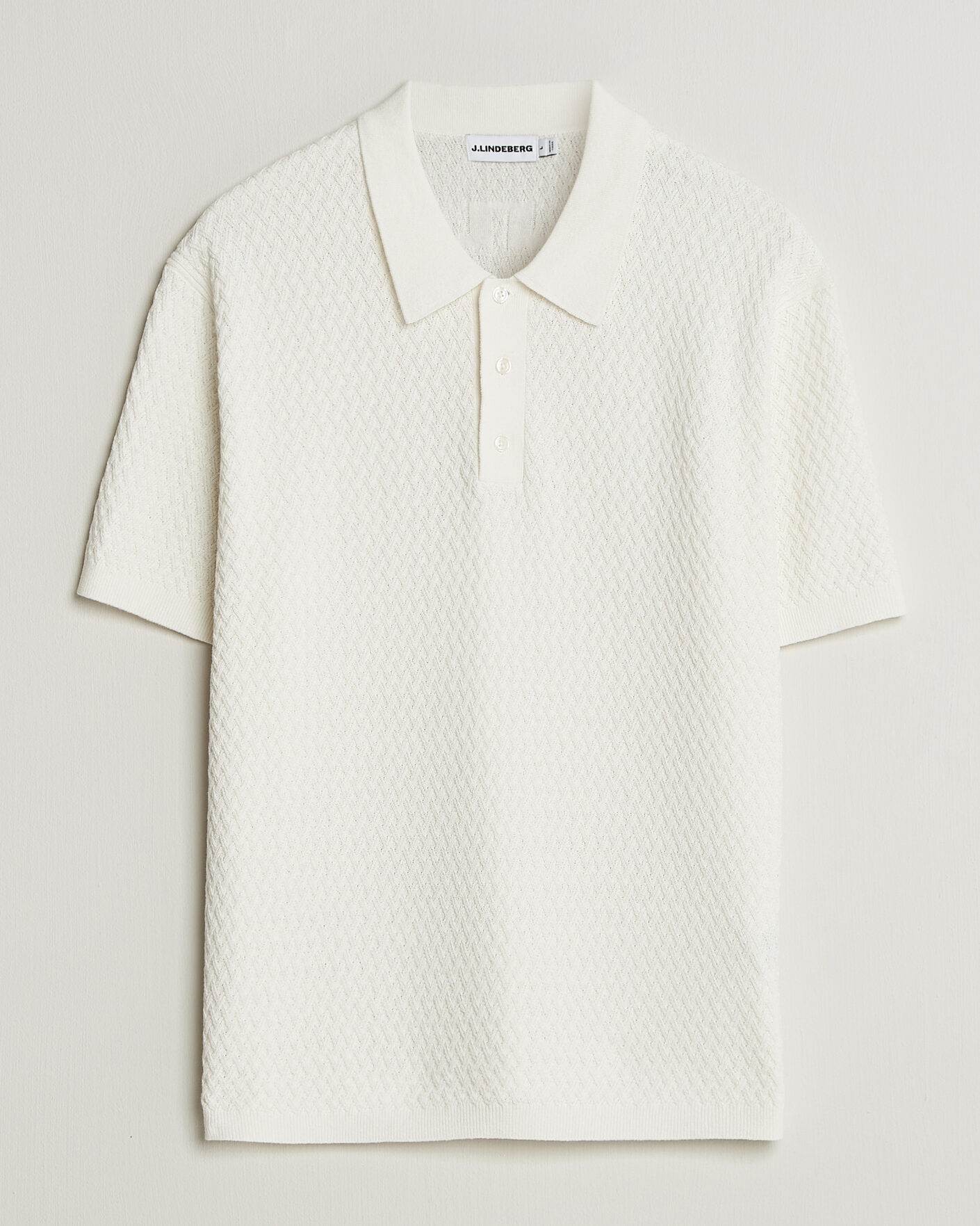 Mies | Pikeet | J.Lindeberg | Jacques Structured Knitted Polo Tofu