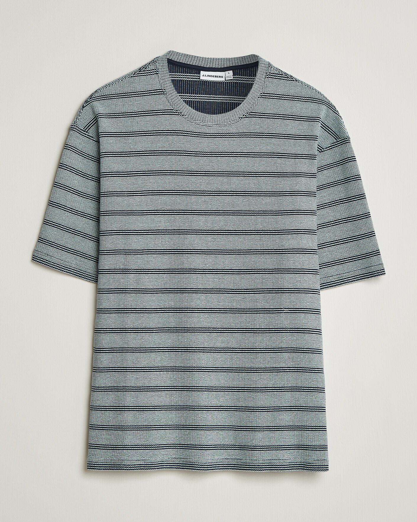 Mies | T-paidat | J.Lindeberg | Jose Jacquard T-Shirt Estate Blue