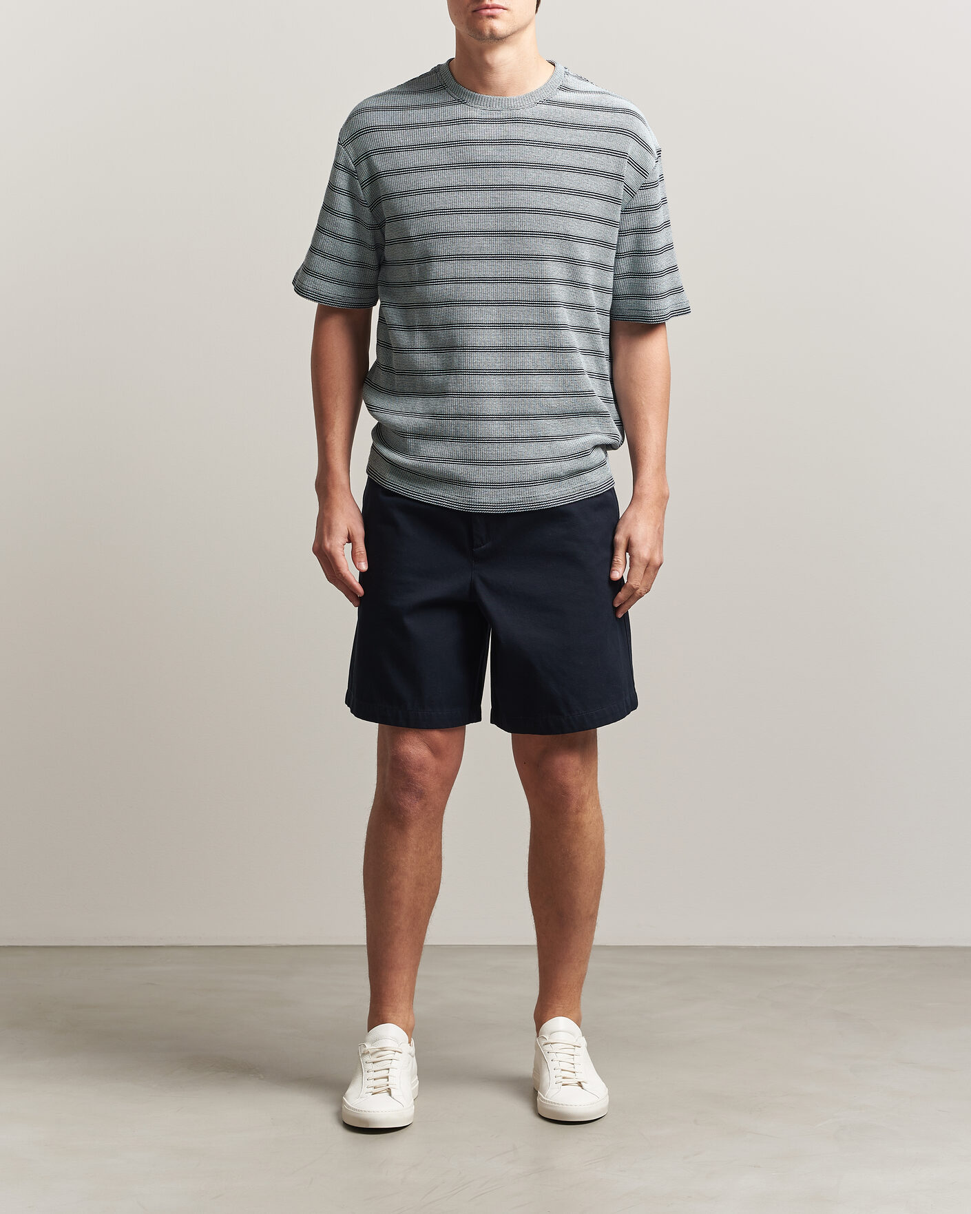 Mies | T-paidat | J.Lindeberg | Jose Jacquard T-Shirt Estate Blue