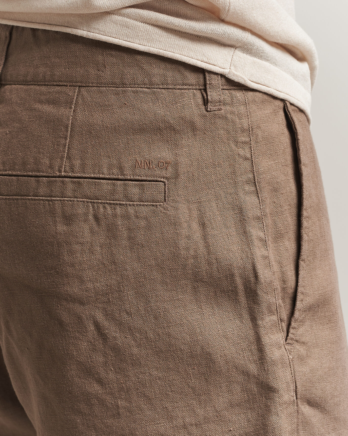 Mies | Shortsit | NN07 | Aden Linen Shorts Clay Mirage