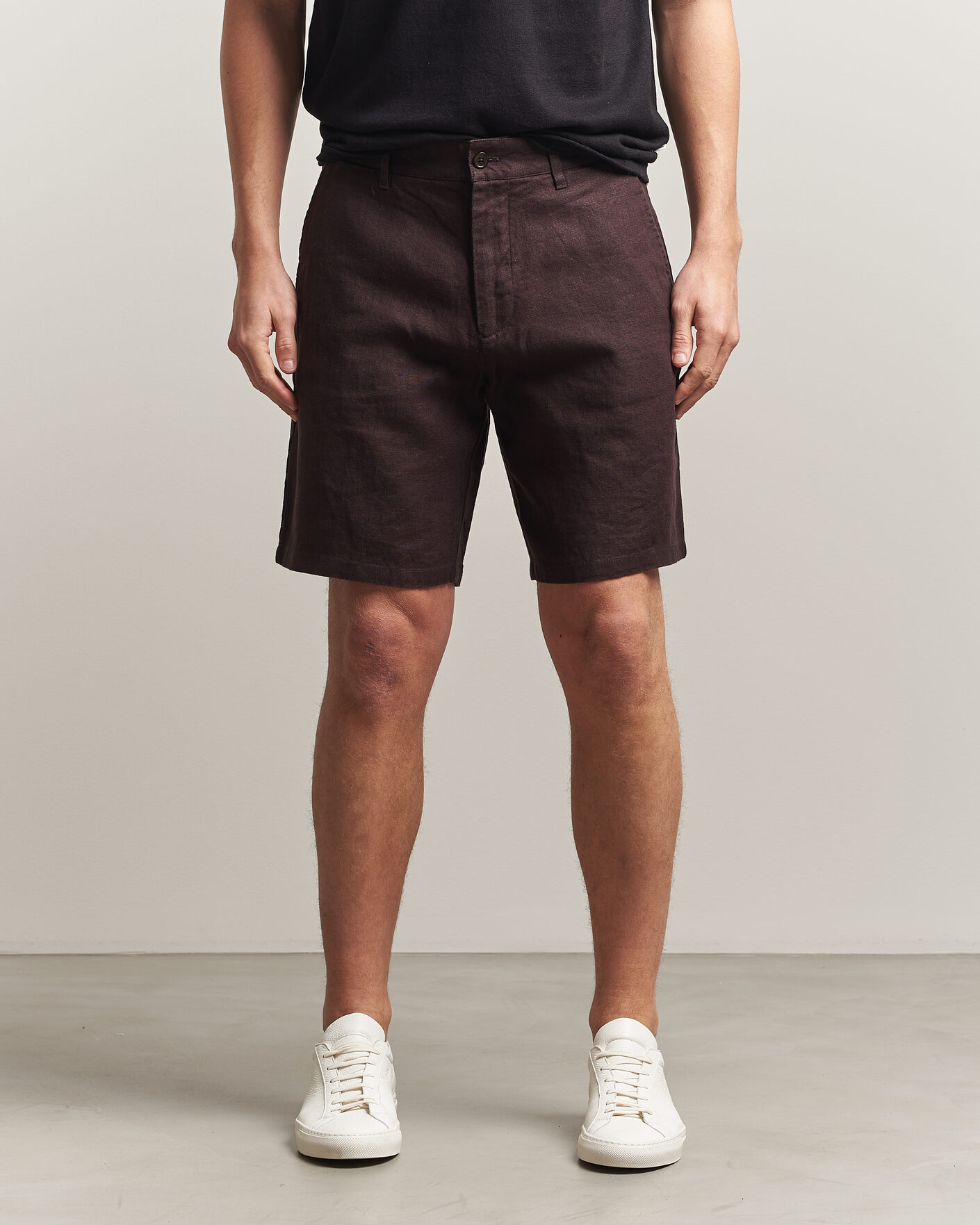 Mies | Shortsit | NN07 | Aden Linen Shorts Dusky Port