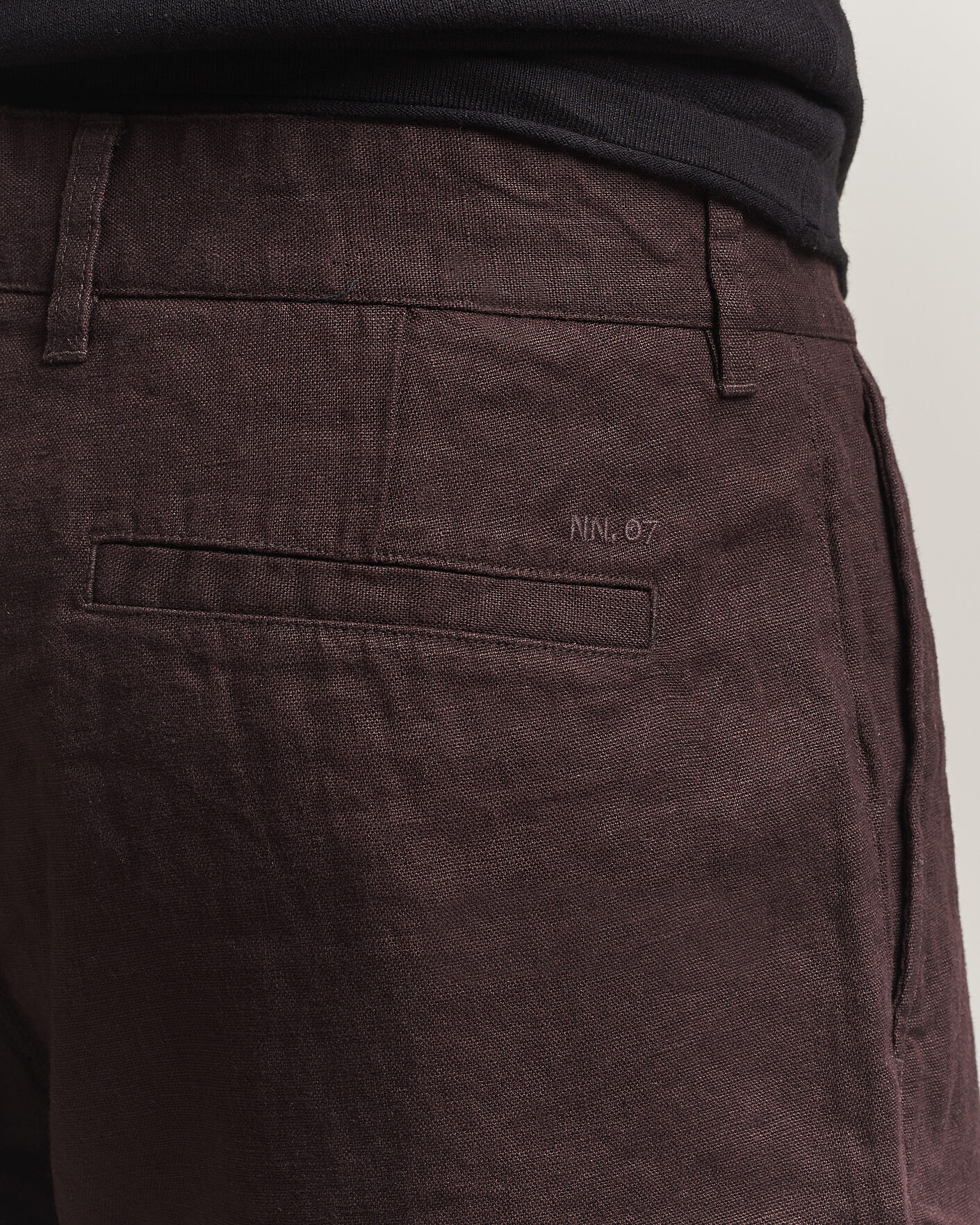 Mies | Shortsit | NN07 | Aden Linen Shorts Dusky Port