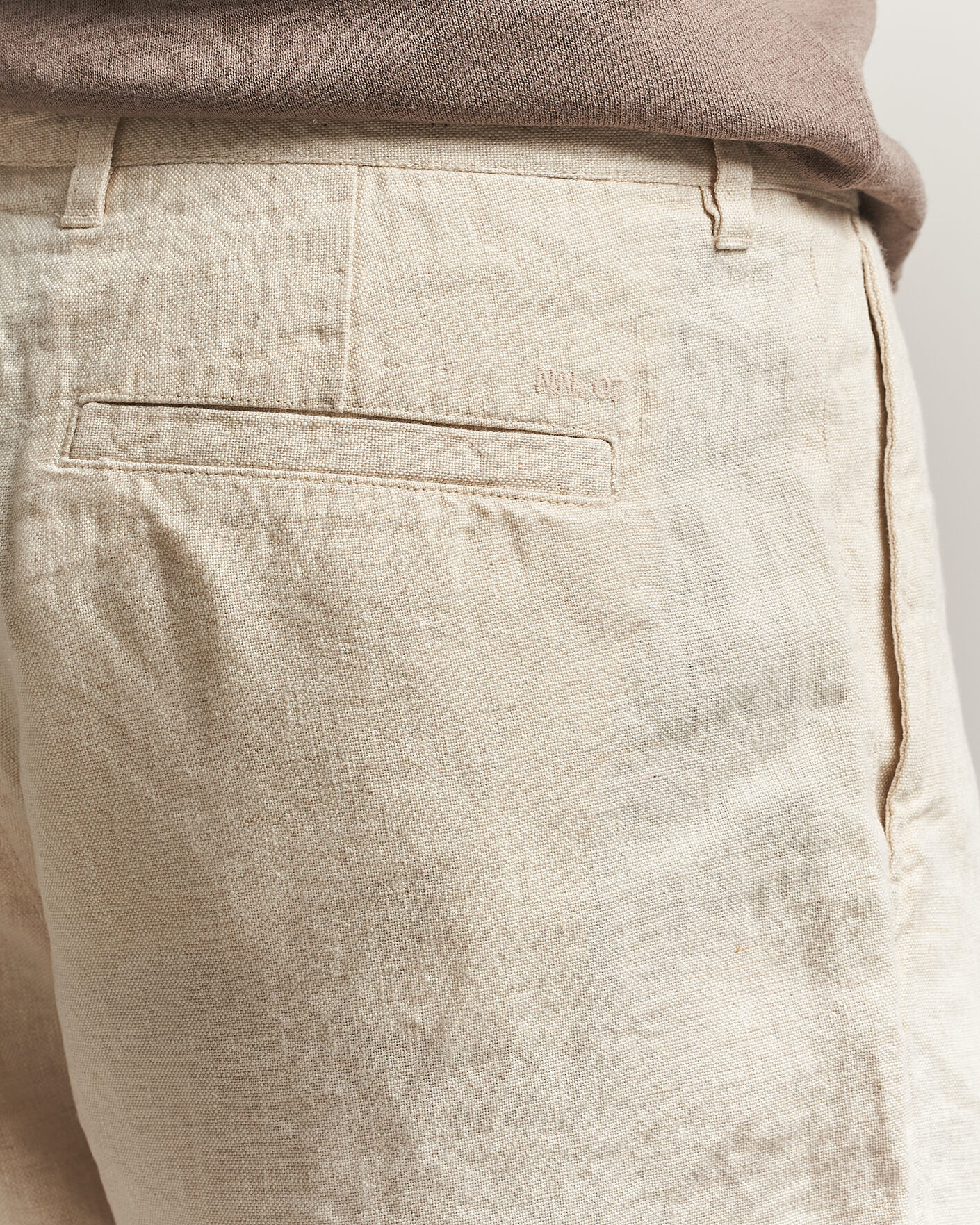 Mies | Shortsit | NN07 | Aden Linen Shorts Oat