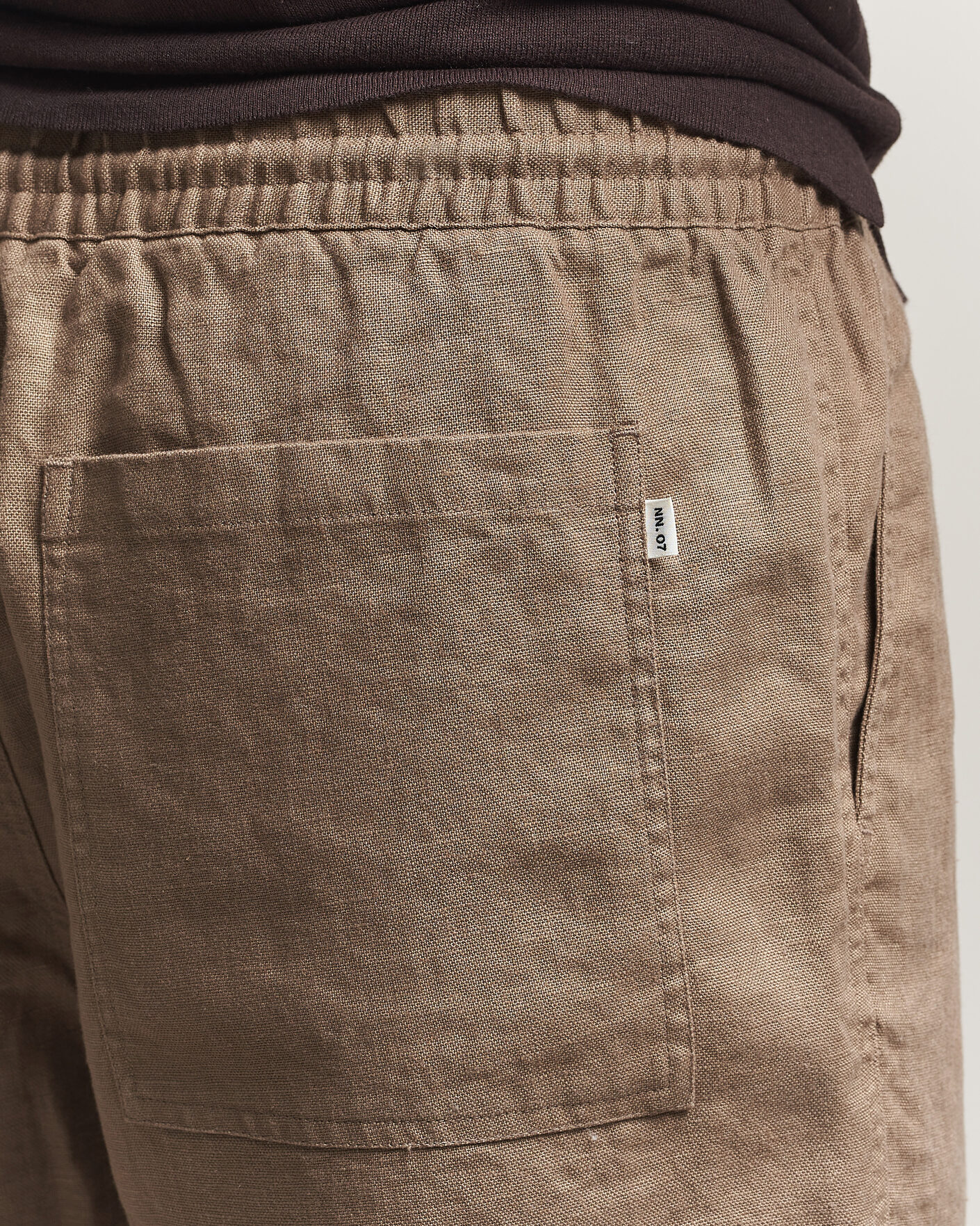 Mies | Shortsit | NN07 | Gregor Linen Drawstring Shorts Clay Mirage