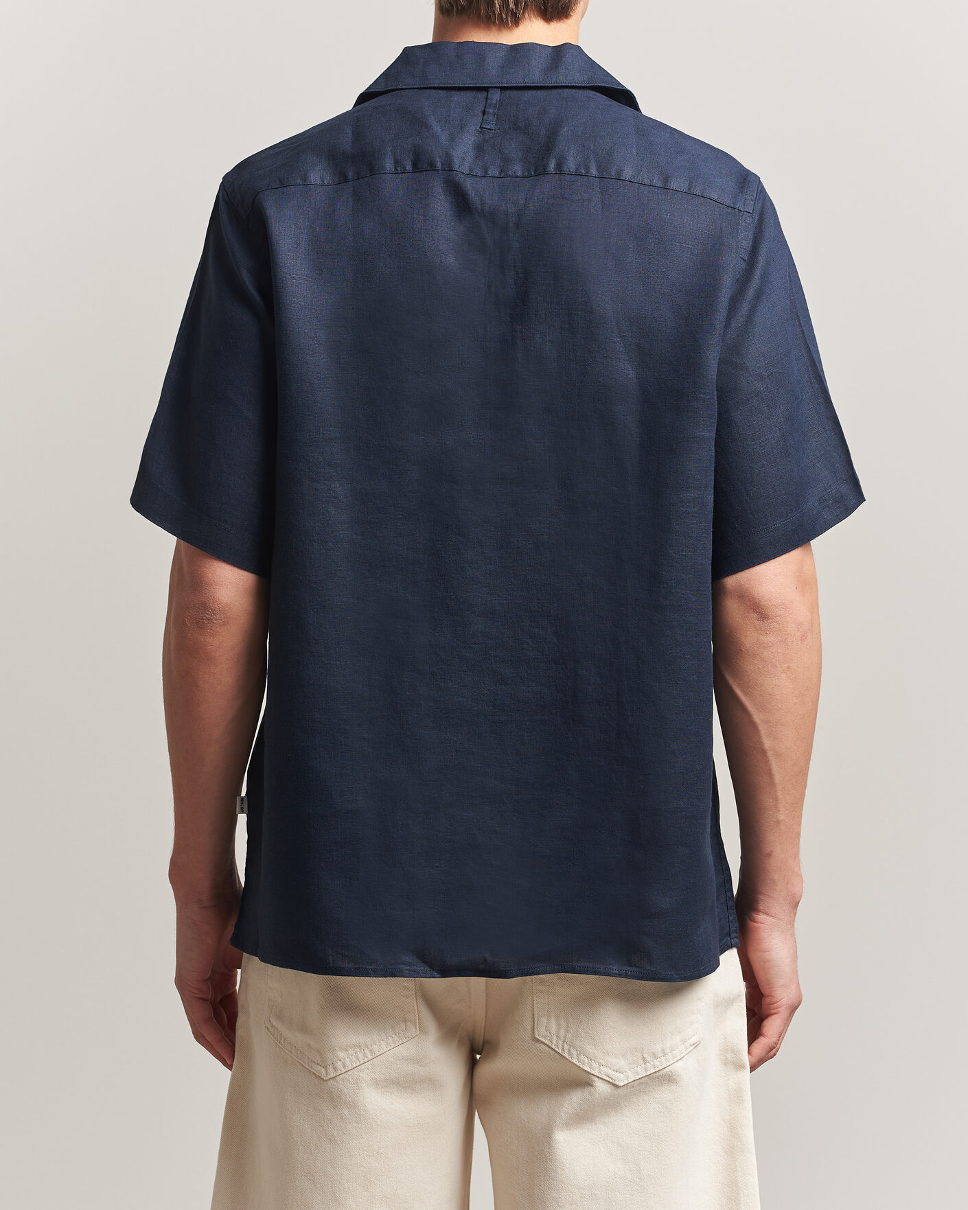 Mies | Kauluspaidat | NN07 | Julio Linen Resort Shirt Navy Blue
