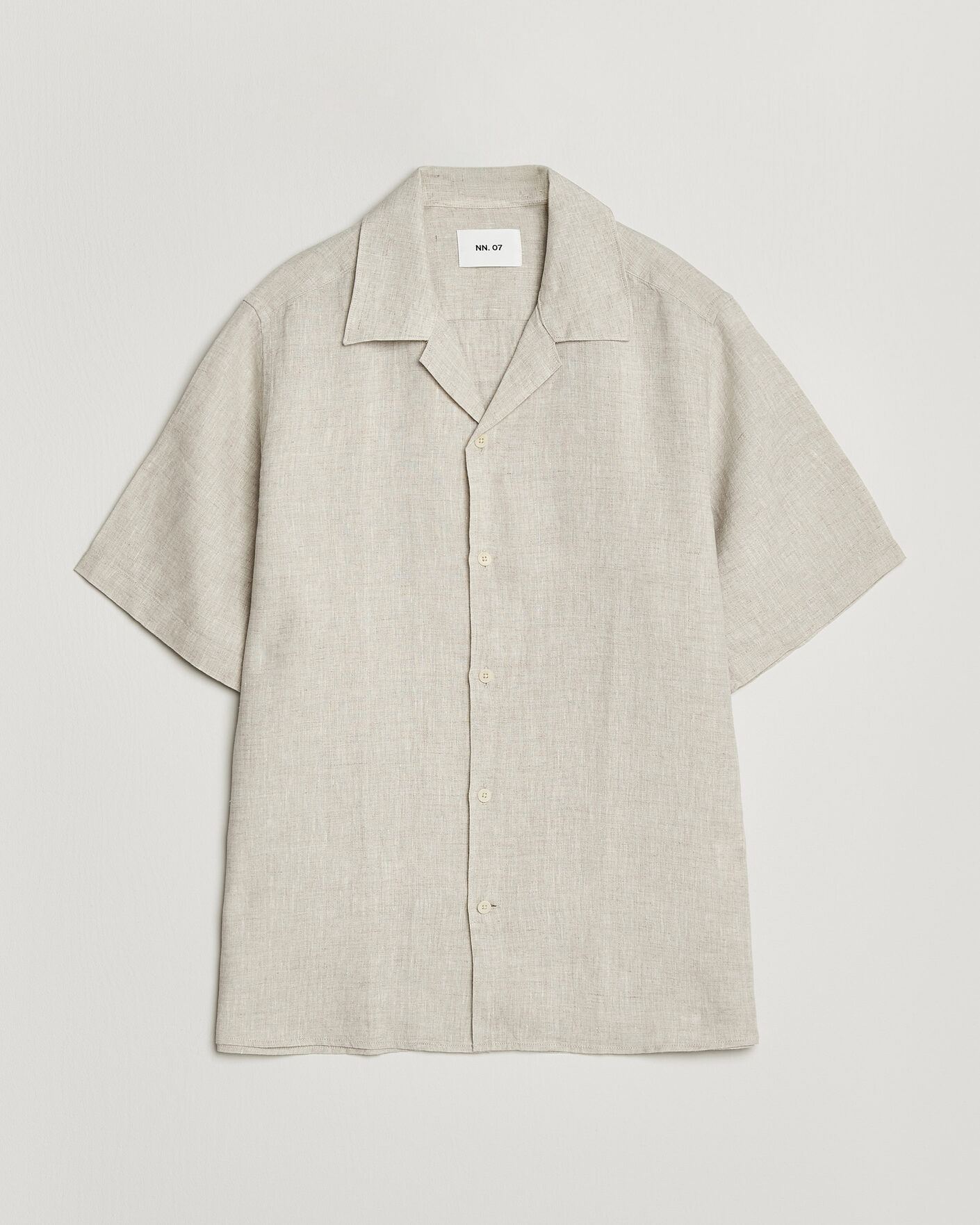 Mies | Kauluspaidat | NN07 | Julio Linen Resort Shirt Oat