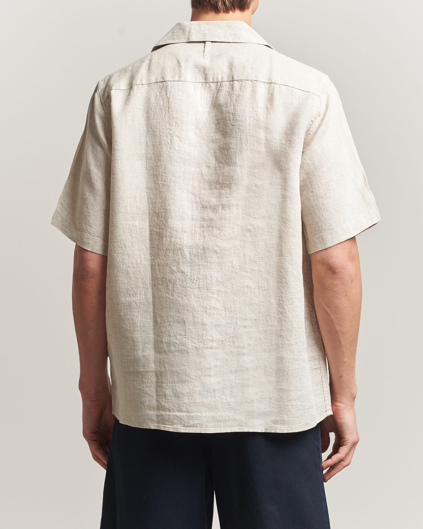 Mies | Kauluspaidat | NN07 | Julio Linen Resort Shirt Oat