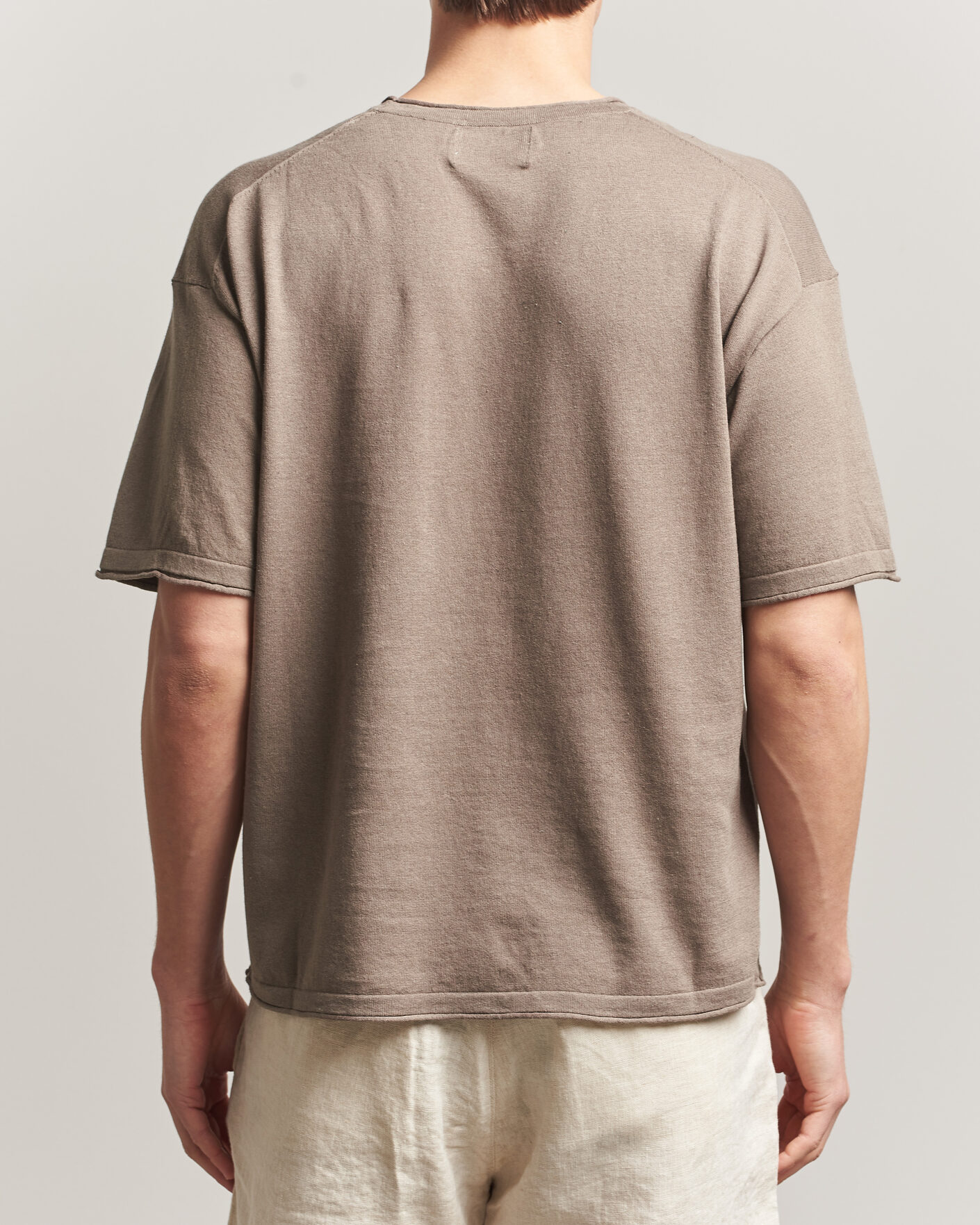 Mies | T-paidat | NN07 | Ryan Cotton/Linen T-Shirt Clay Mirage