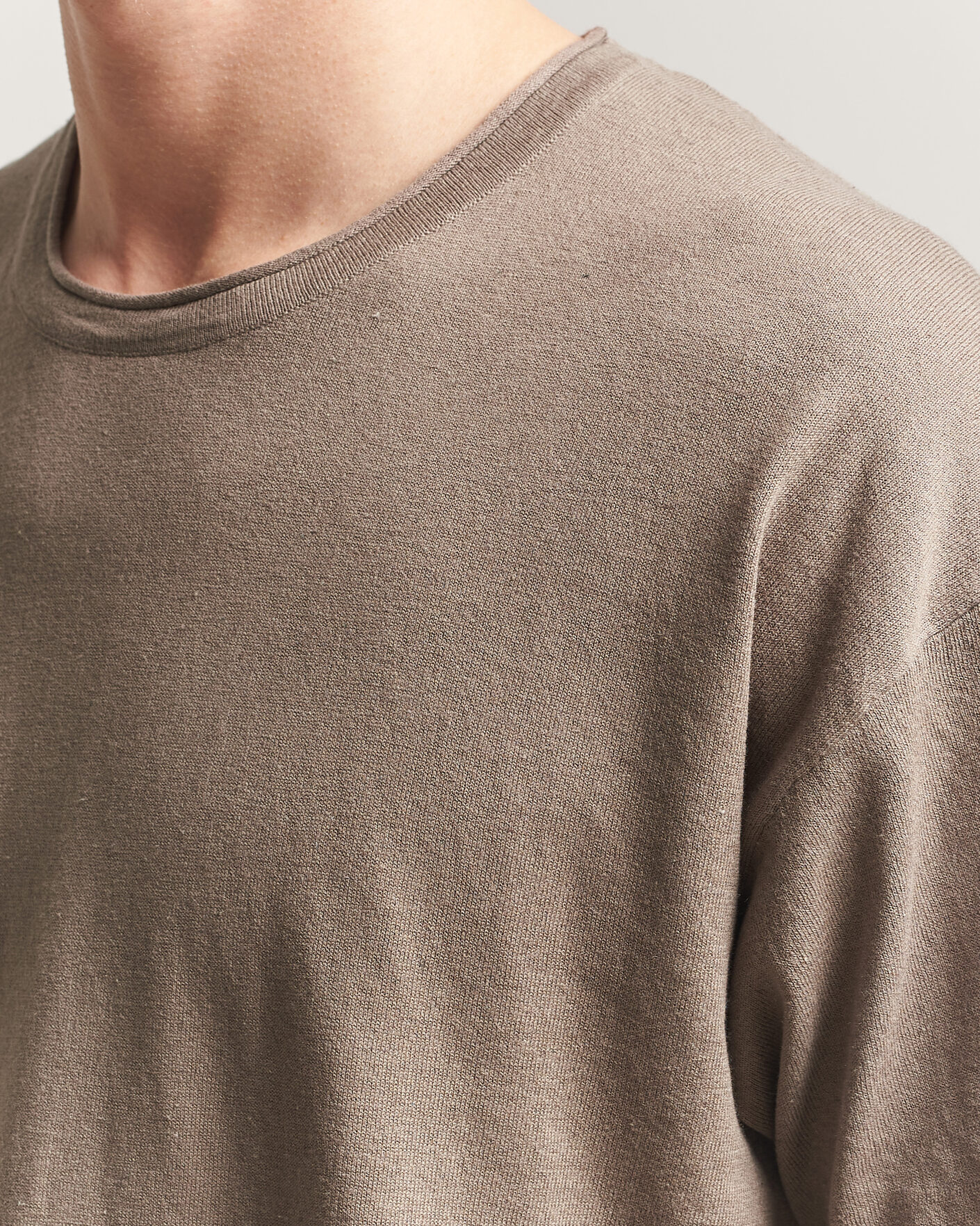 Mies | T-paidat | NN07 | Ryan Cotton/Linen T-Shirt Clay Mirage