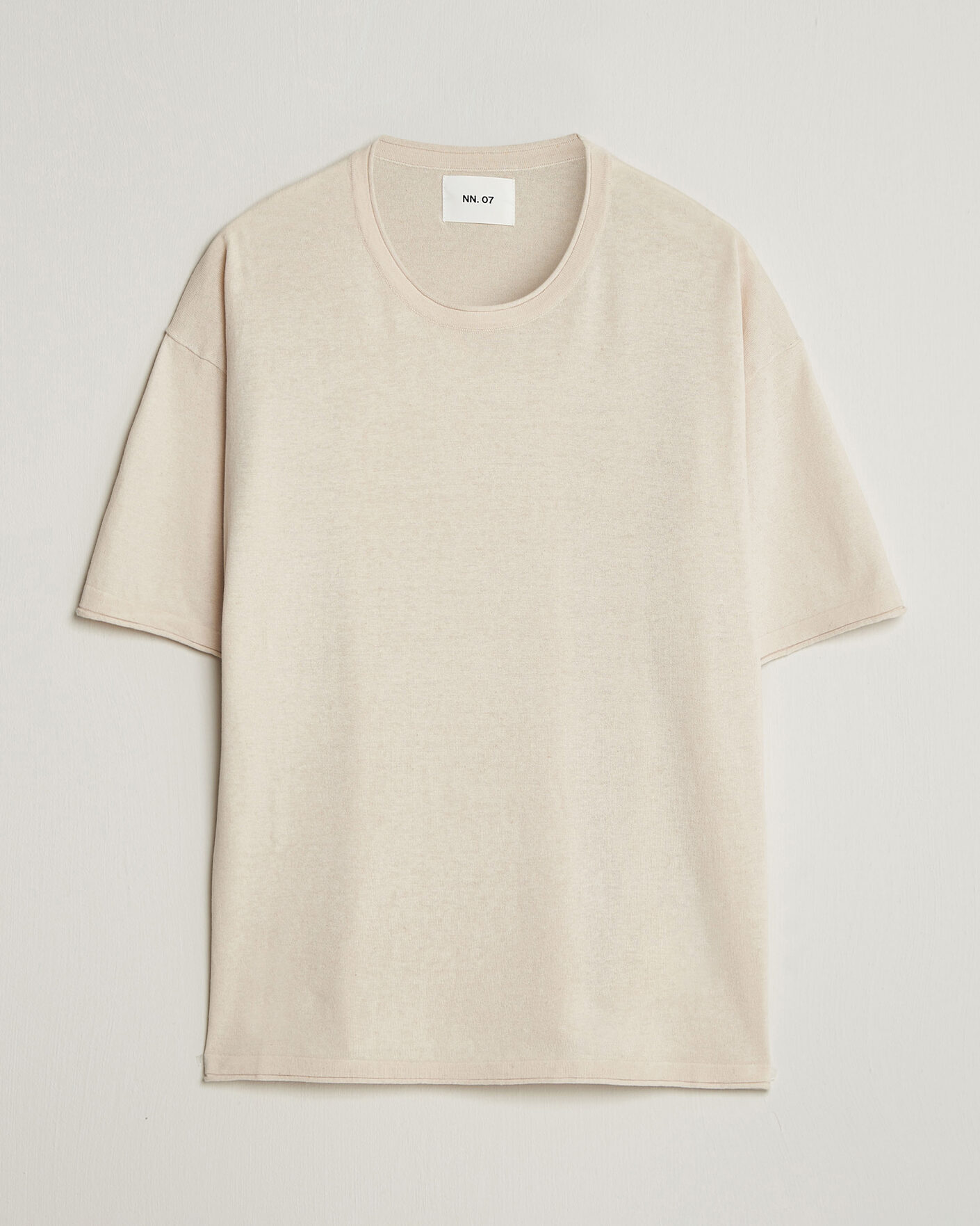 Mies | T-paidat | NN07 | Ryan Cotton/Linen T-Shirt Oat