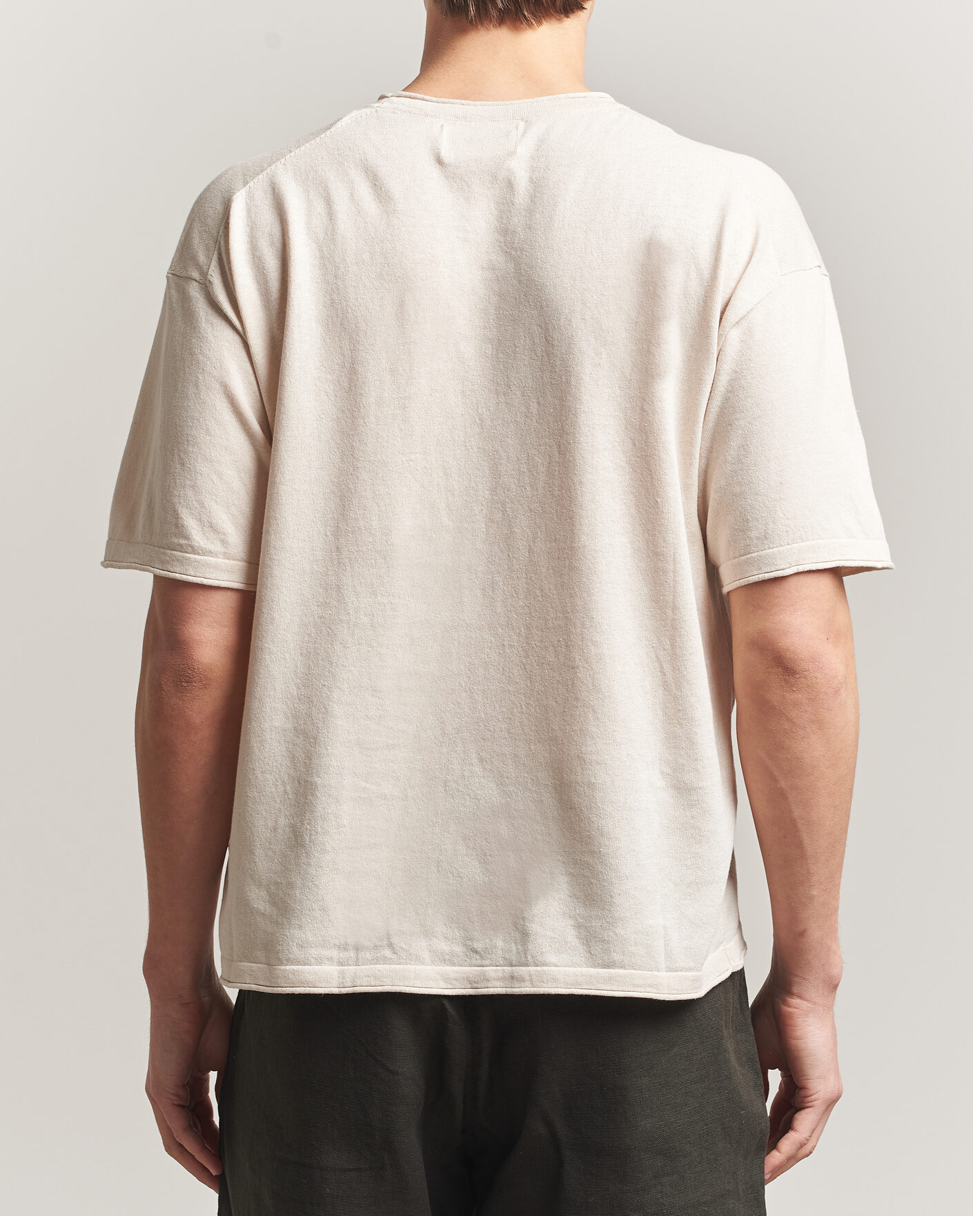 Mies | T-paidat | NN07 | Ryan Cotton/Linen T-Shirt Oat