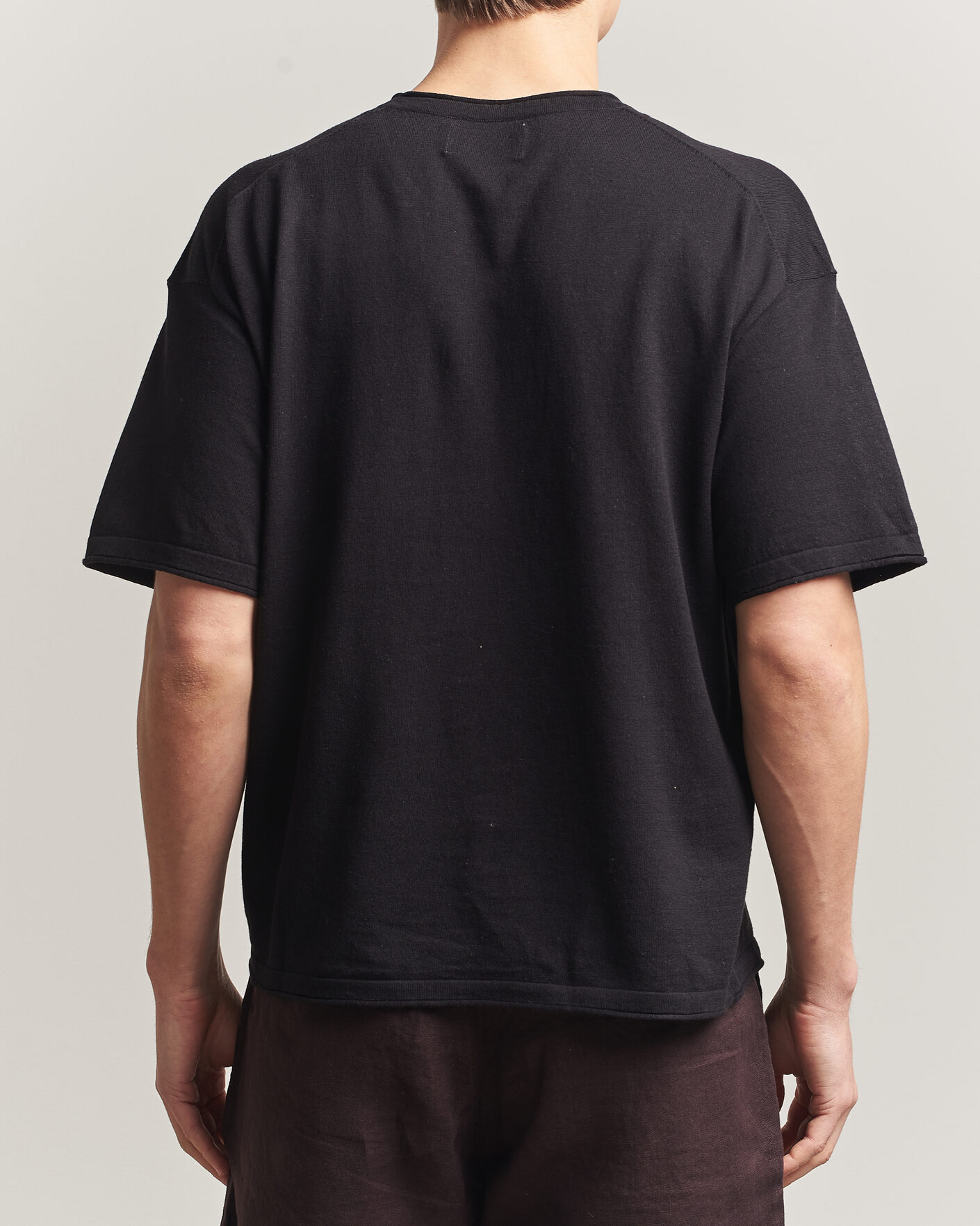 Mies | T-paidat | NN07 | Ryan Cotton/Linen T-Shirt Black