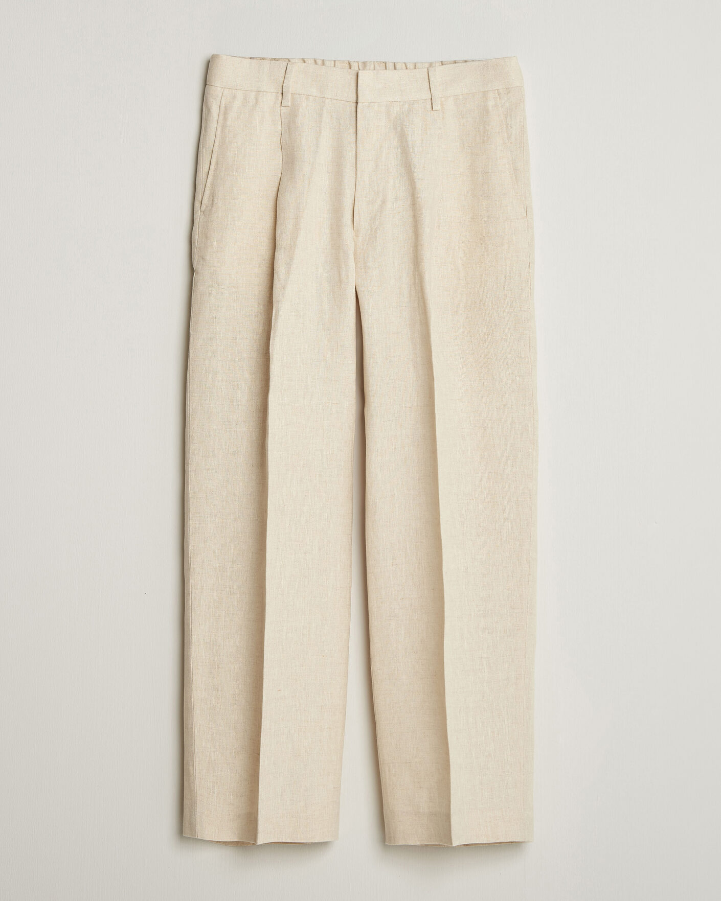Mies | Housut | NN07 | Kay Relaxed Fit Linen Trousers Oat