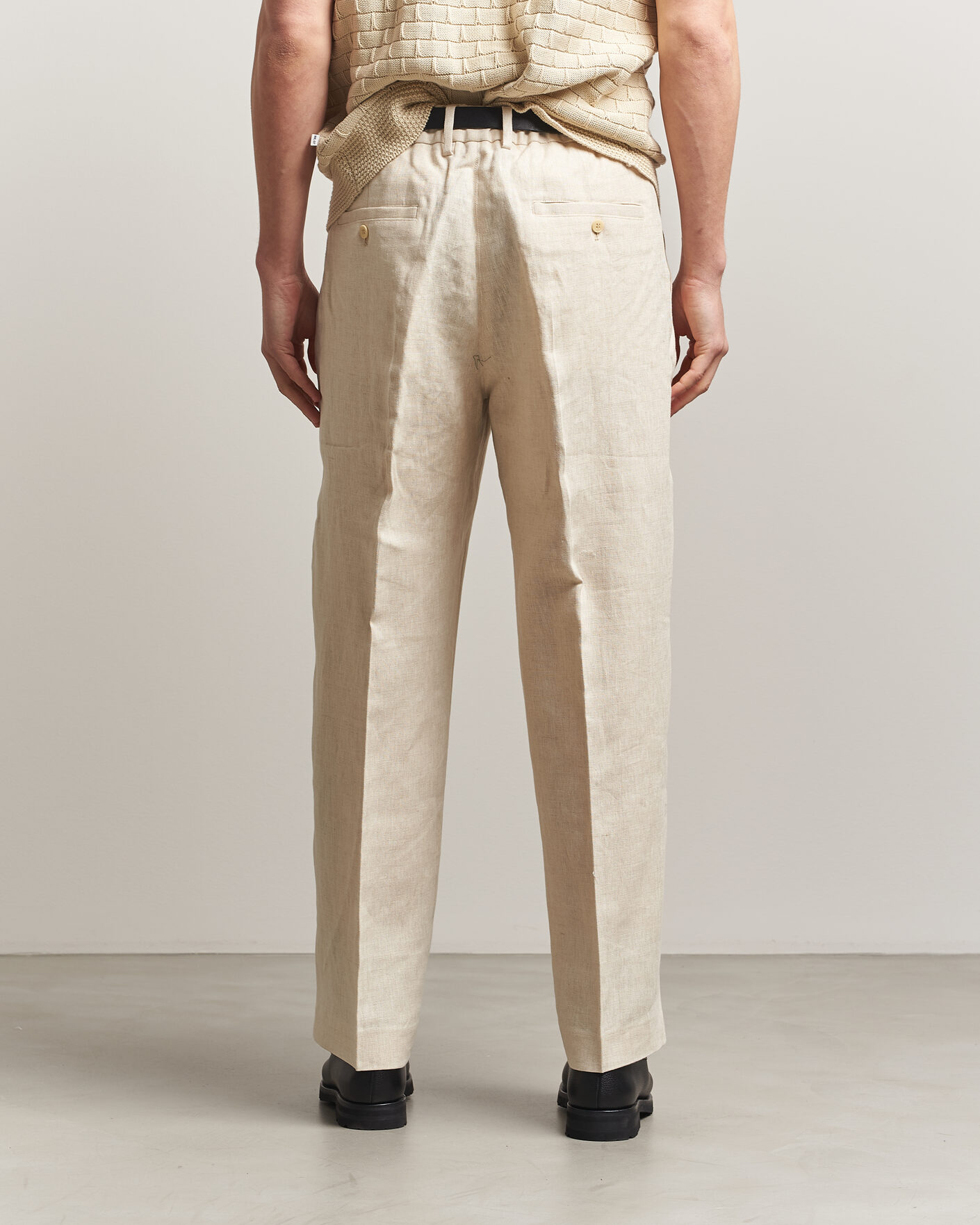 Mies | Housut | NN07 | Kay Relaxed Fit Linen Trousers Oat