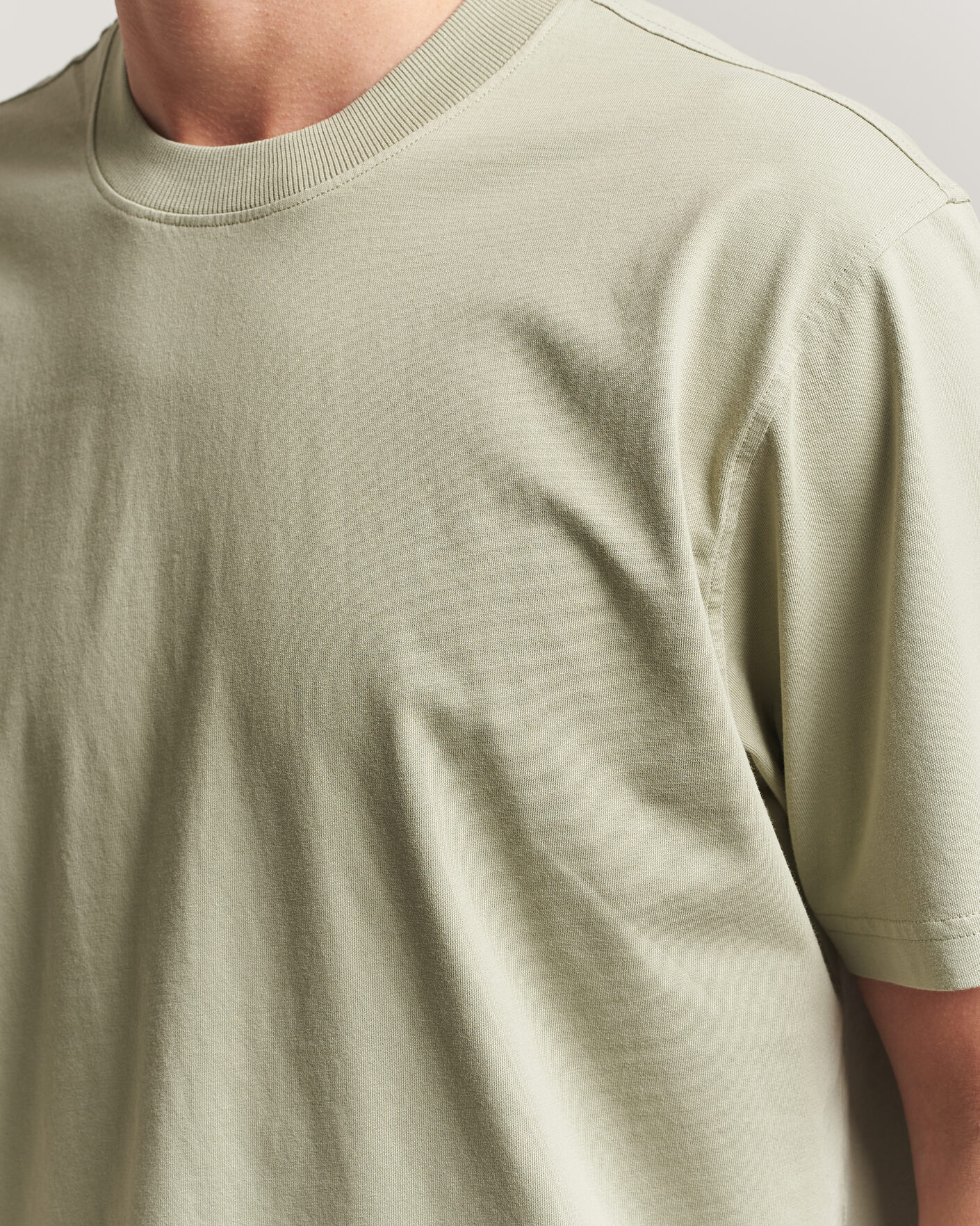 Mies | T-paidat | NN07 | Adam Crew Neck T-Shirt Sage Green