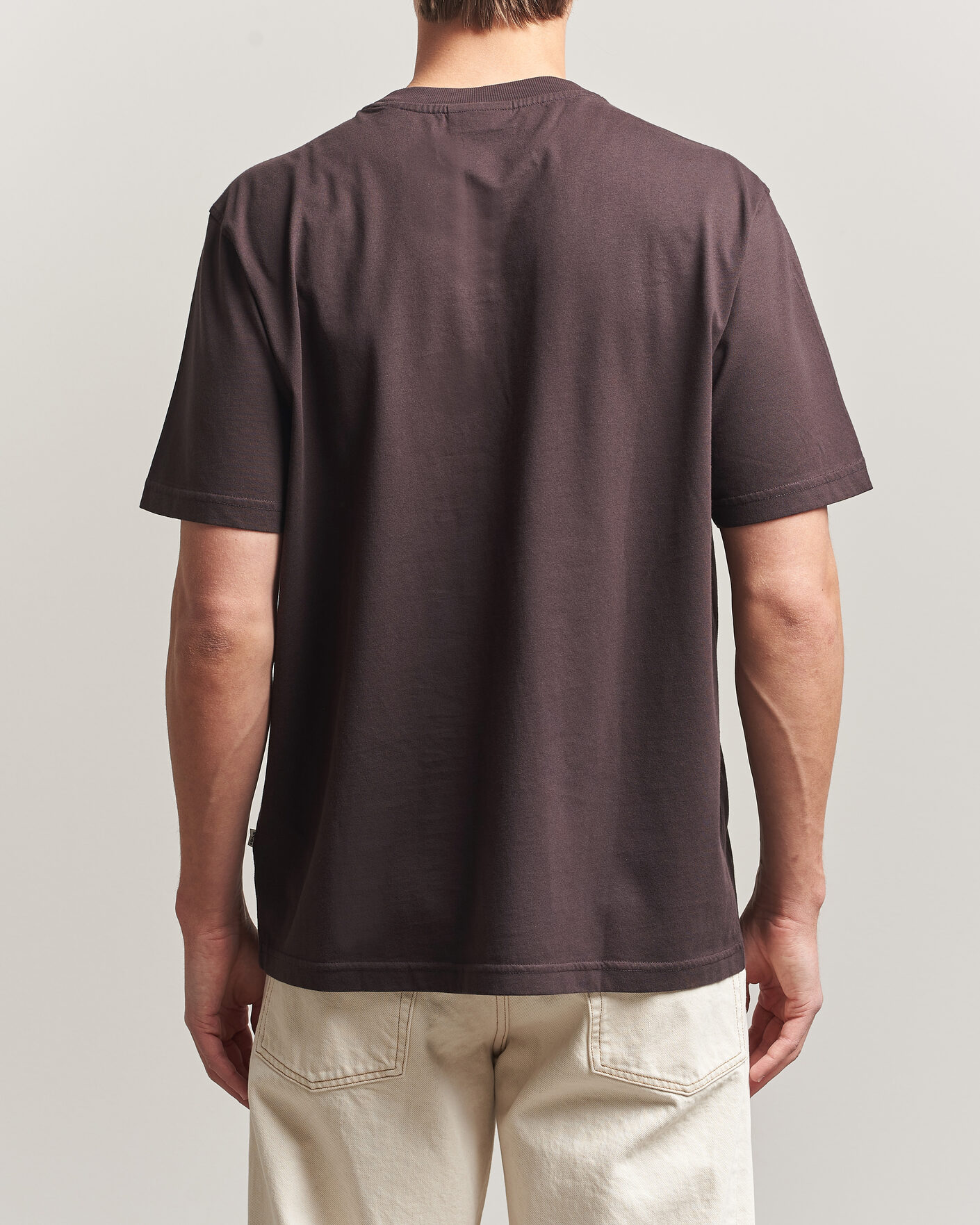Mies | T-paidat | NN07 | Adam Crew Neck T-Shirt Dusky Port