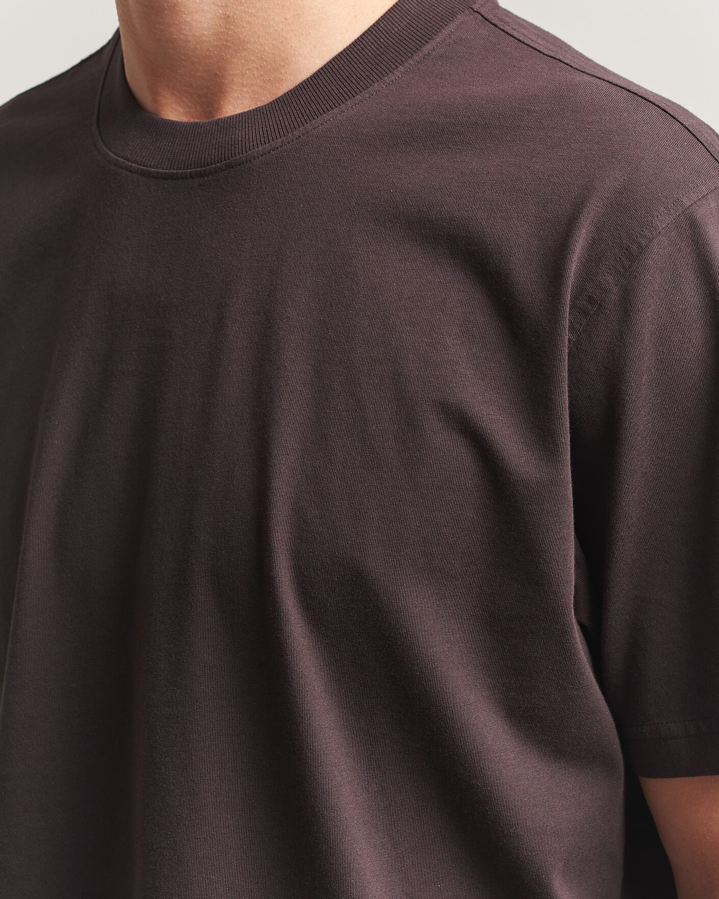 Mies | T-paidat | NN07 | Adam Crew Neck T-Shirt Dusky Port